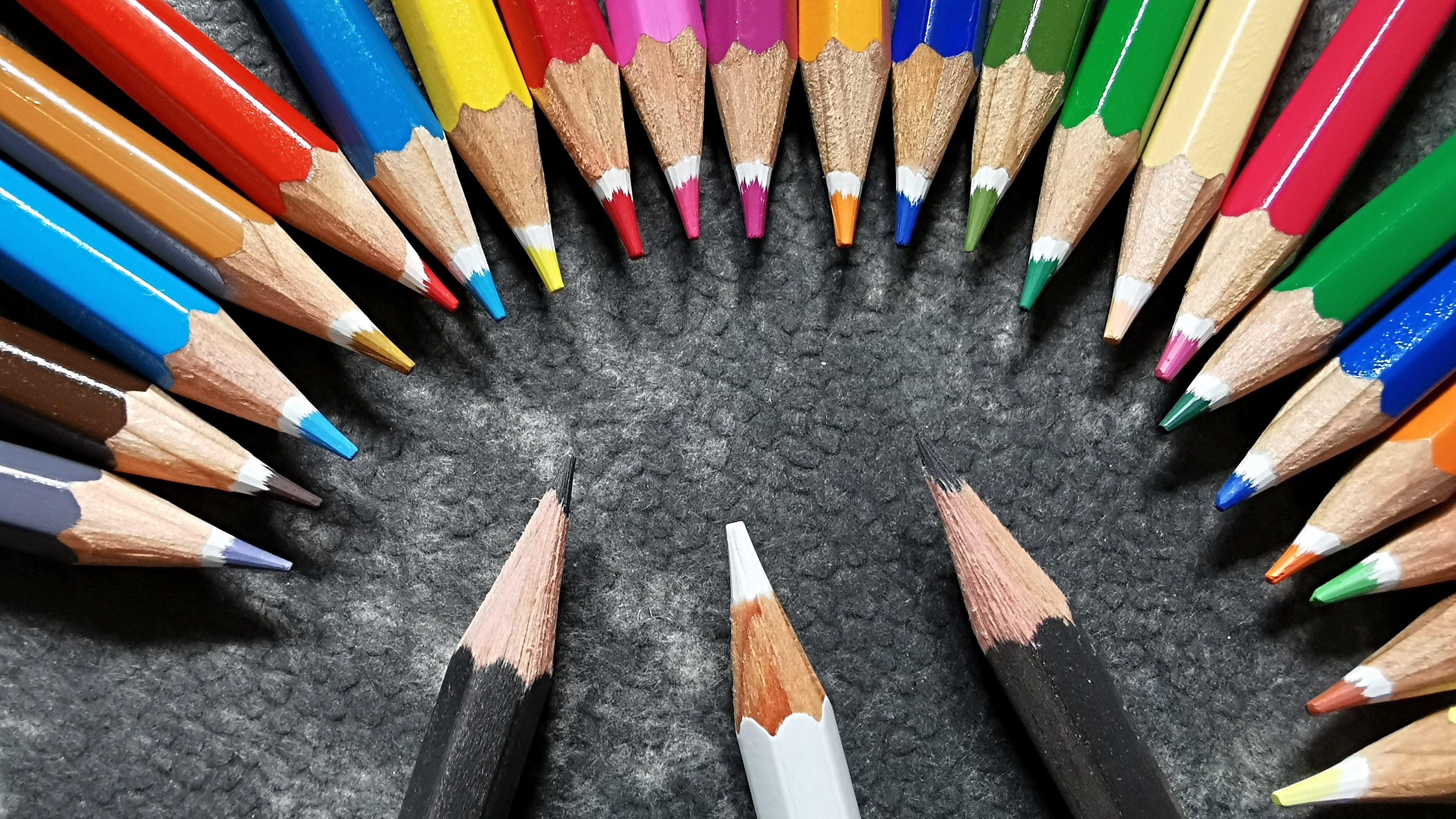Photography Pencil 4K Colors HD Wallpaper