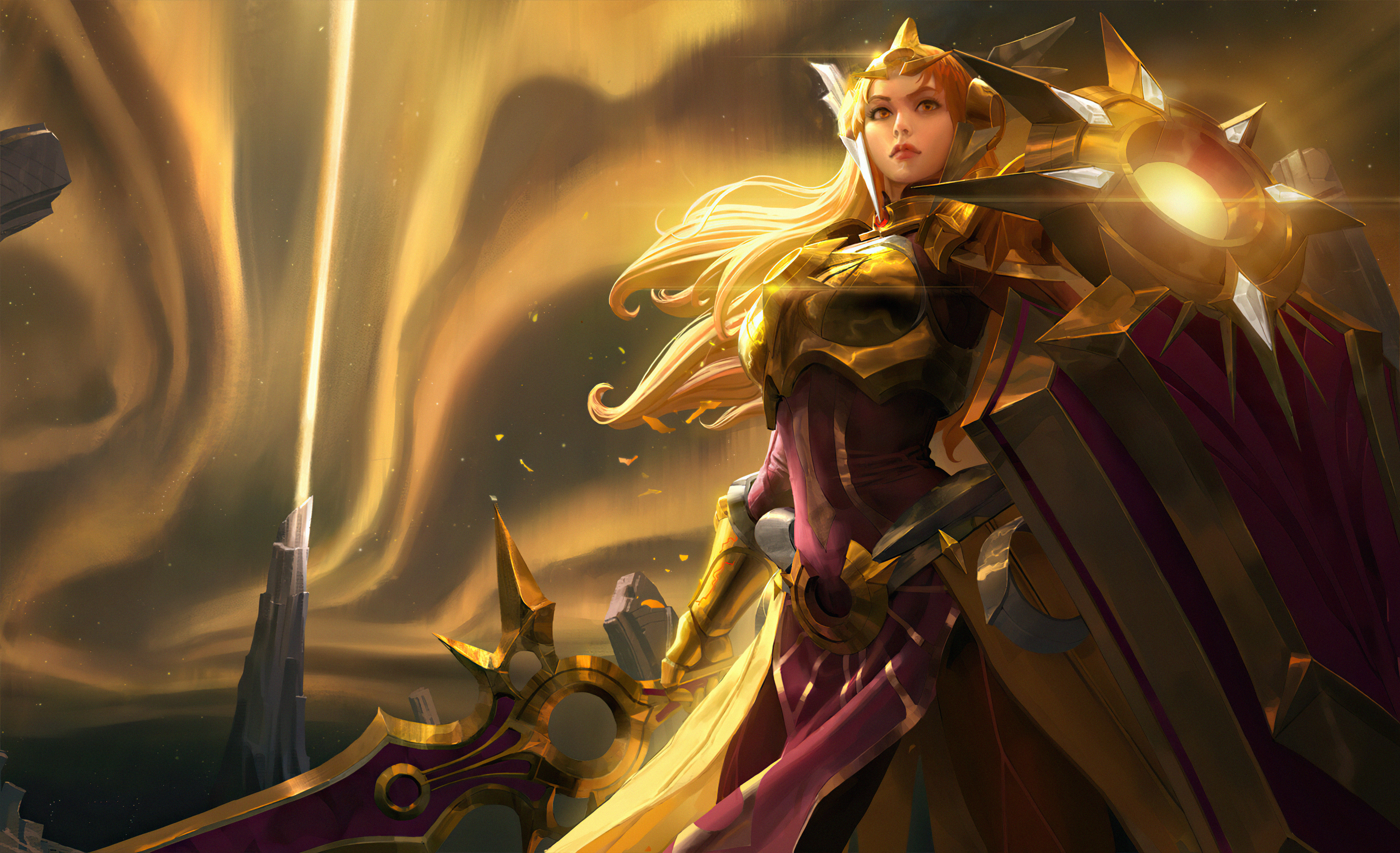 Leona (League of Legends) 4K HD Wallpaper