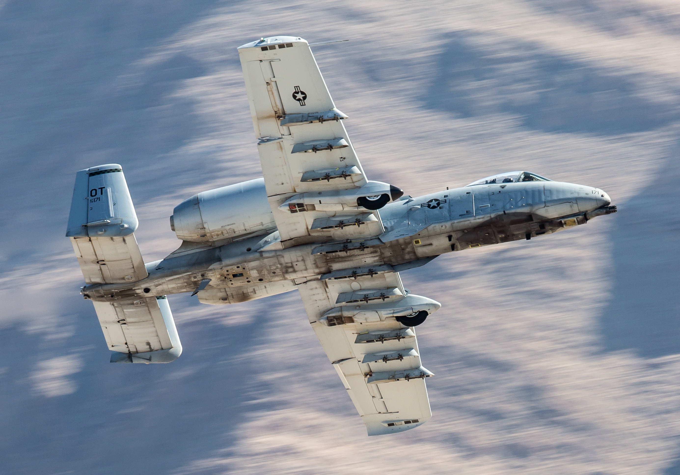 Fairchild Republic A-10 Thunderbolt II in flight HD Wallpaper