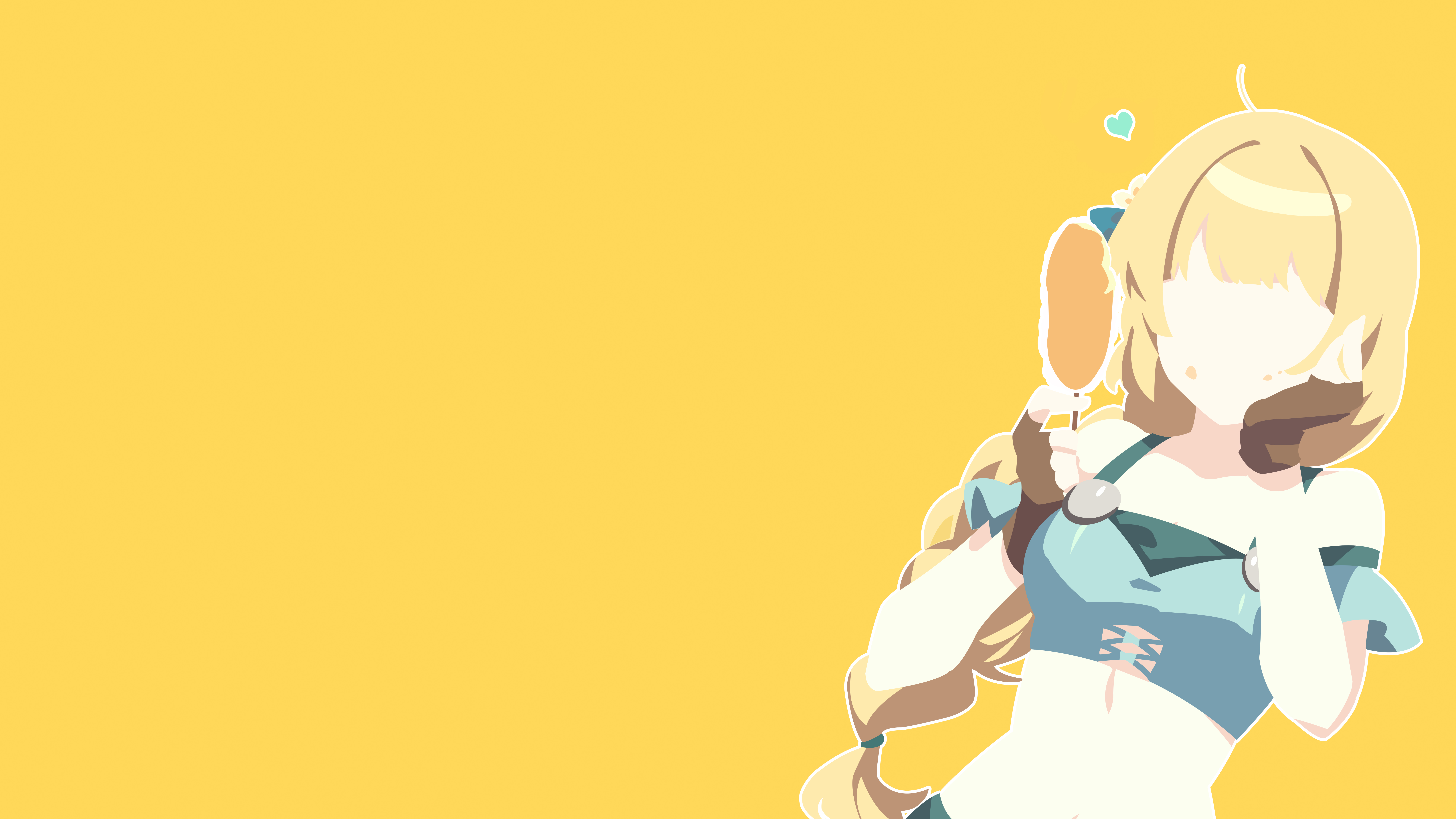 Ingrid from Fire Emblem holding a corn dog HD Wallpaper