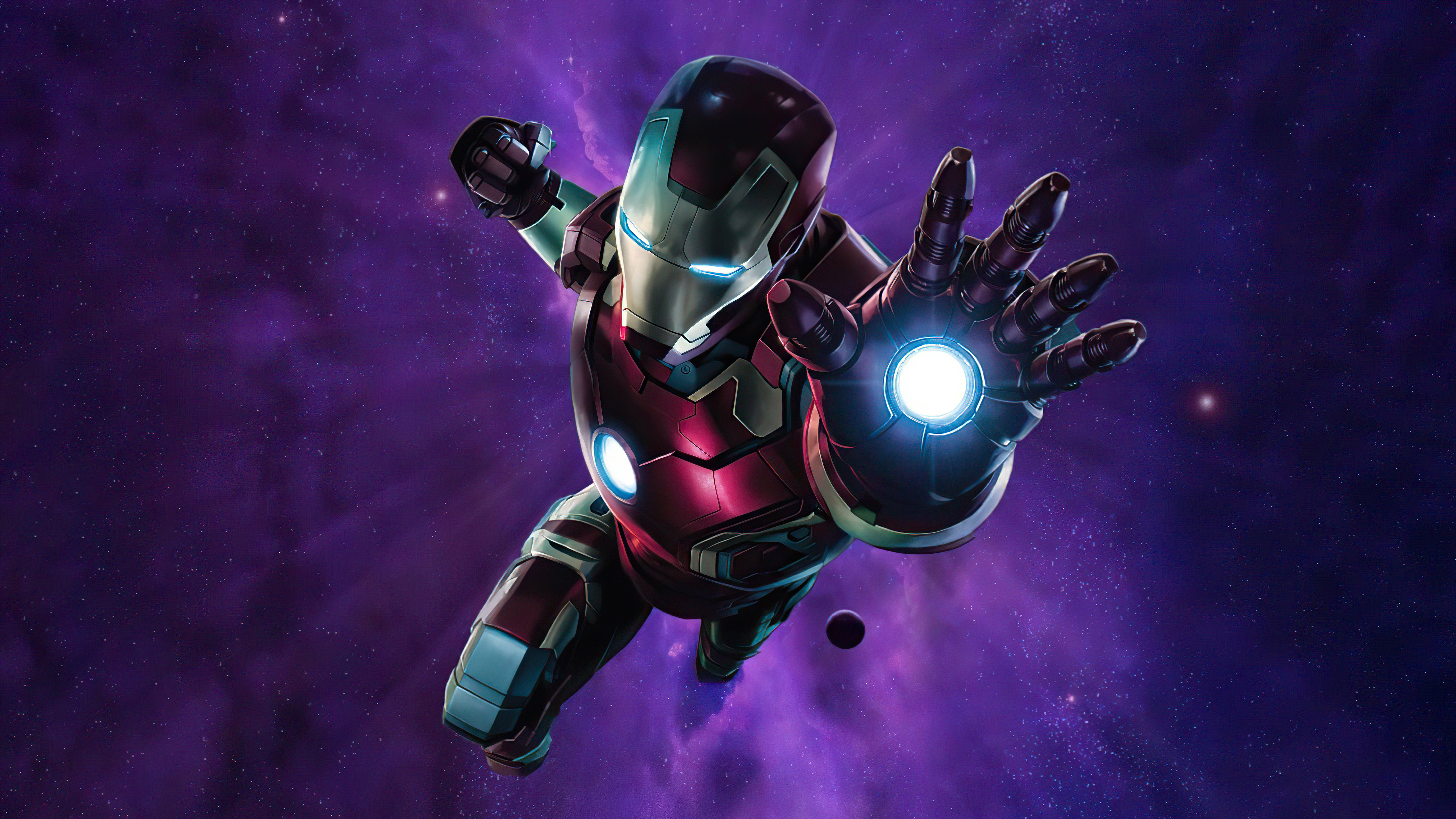 Iron Man in Space 4K HD Wallpaper