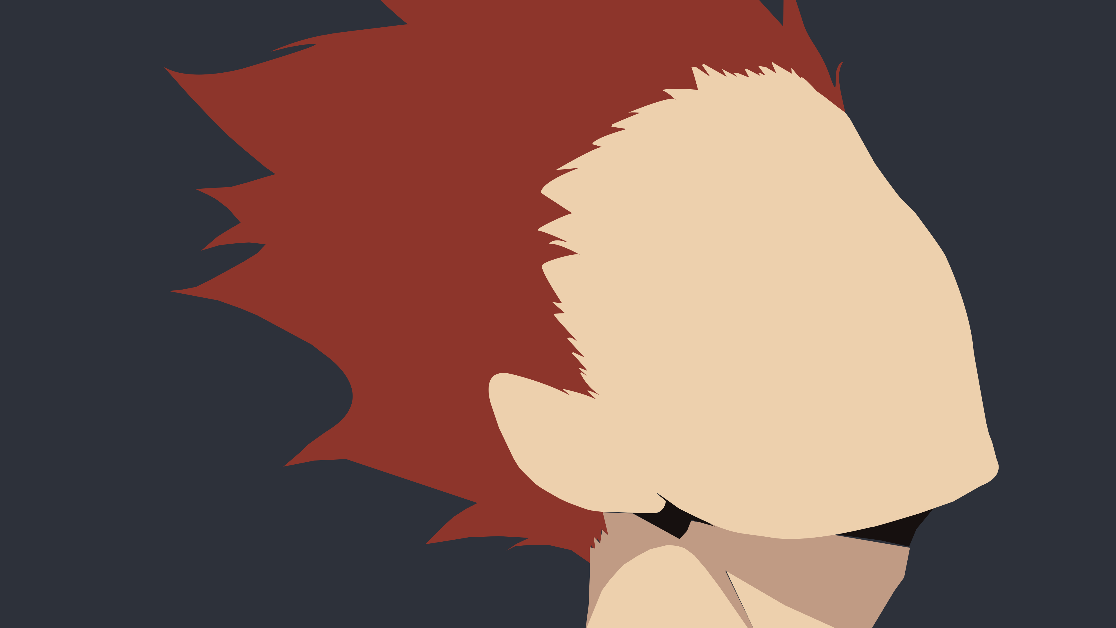 Satori Tendō Minimalist Anime Art HD Wallpaper