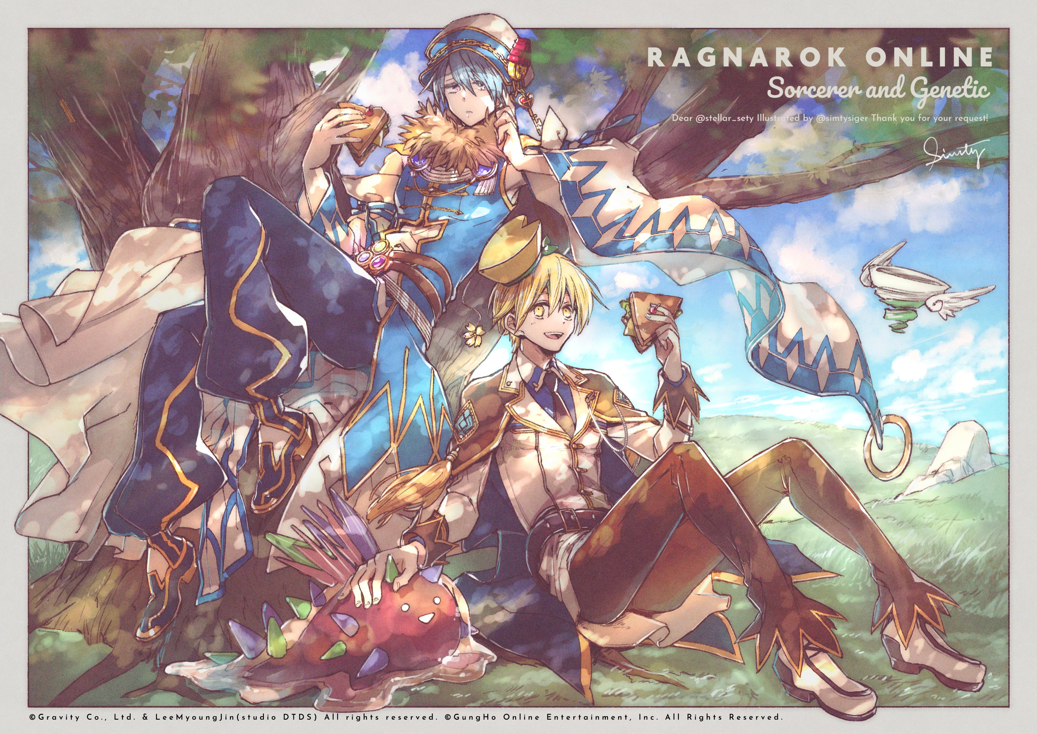 Ragnarok Online Sorcerer and Genetic Characters HD Wallpaper
