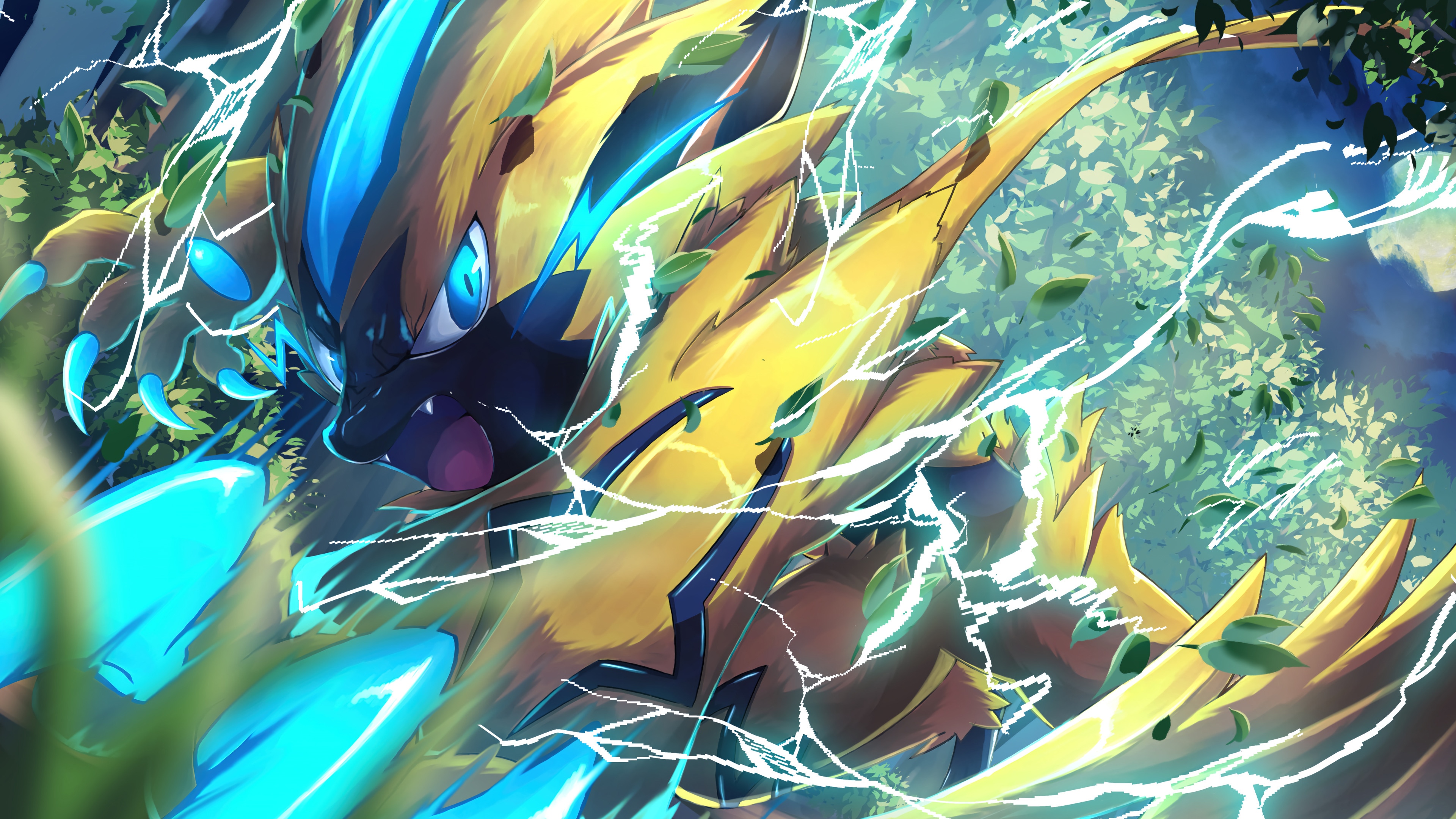 Zeraora Pokemon 4K HD Wallpaper