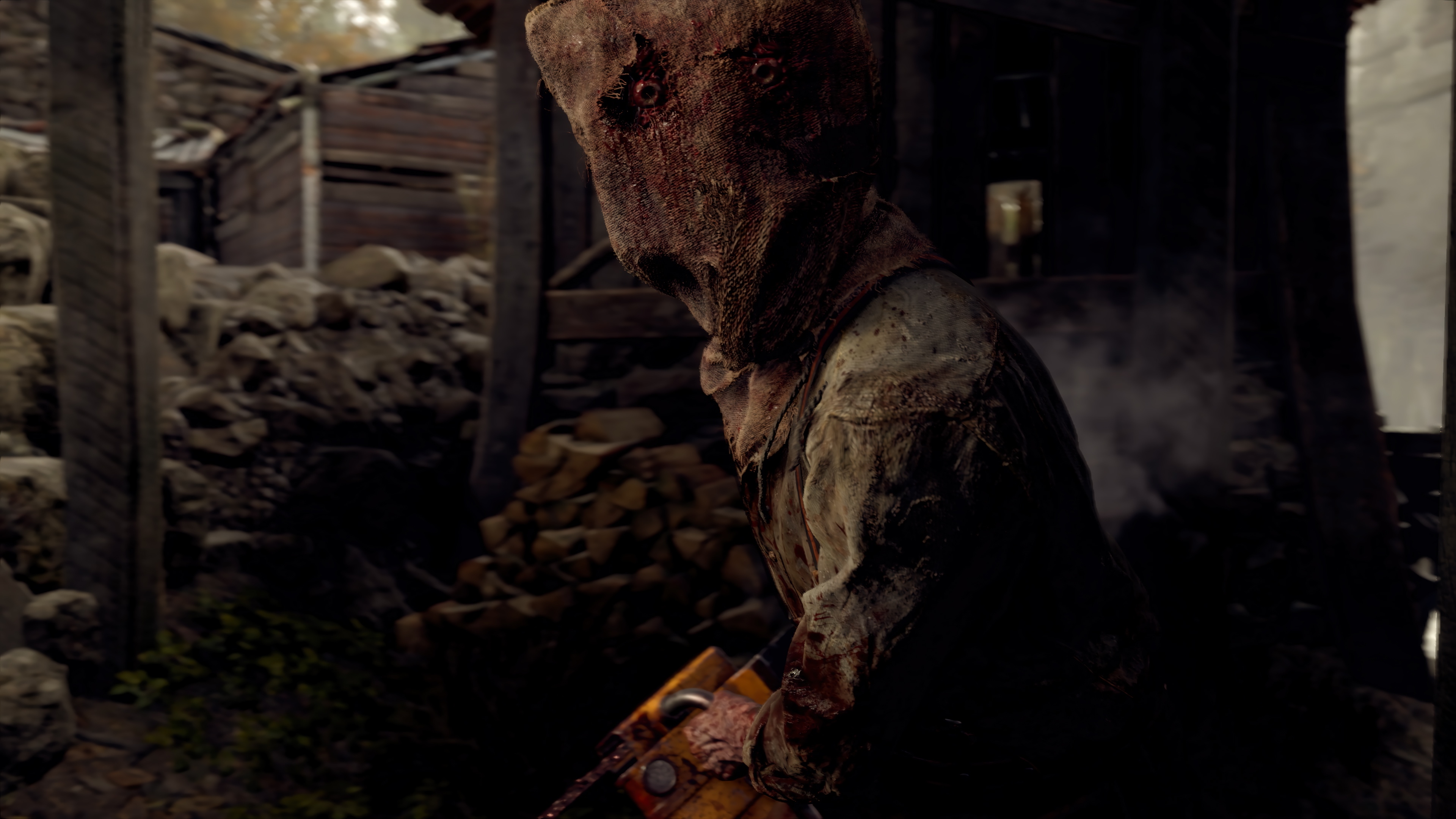 Resident Evil 4 Chainsaw Man 4K HD Wallpaper