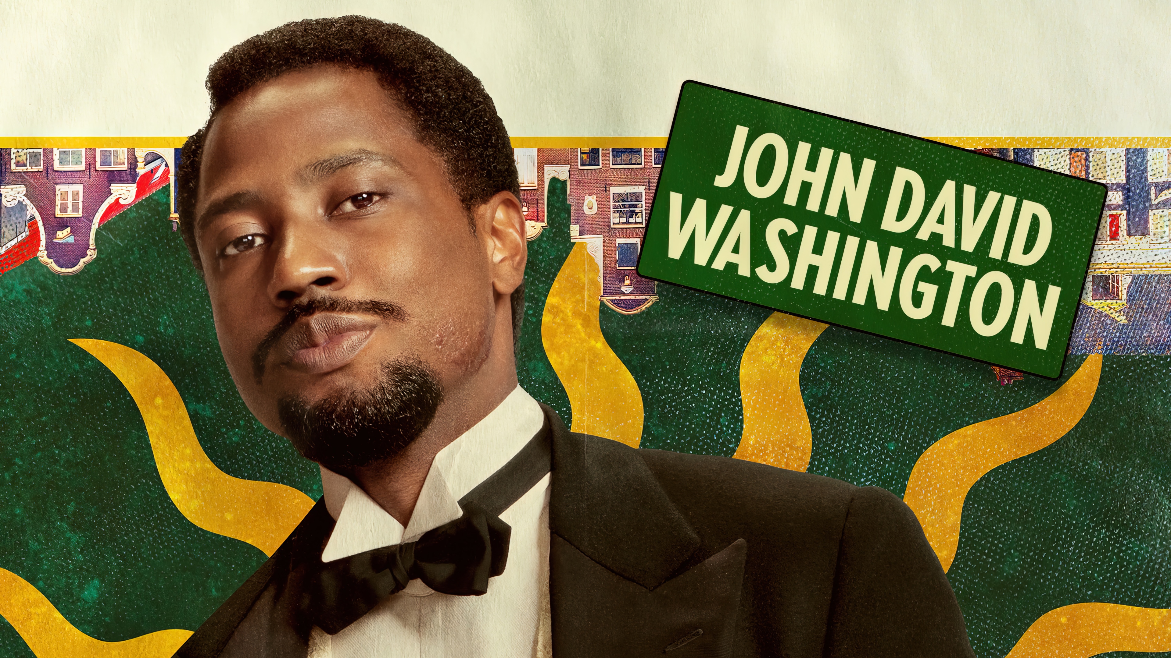 John David Washington in Amsterdam - 4K HD Wallpaper