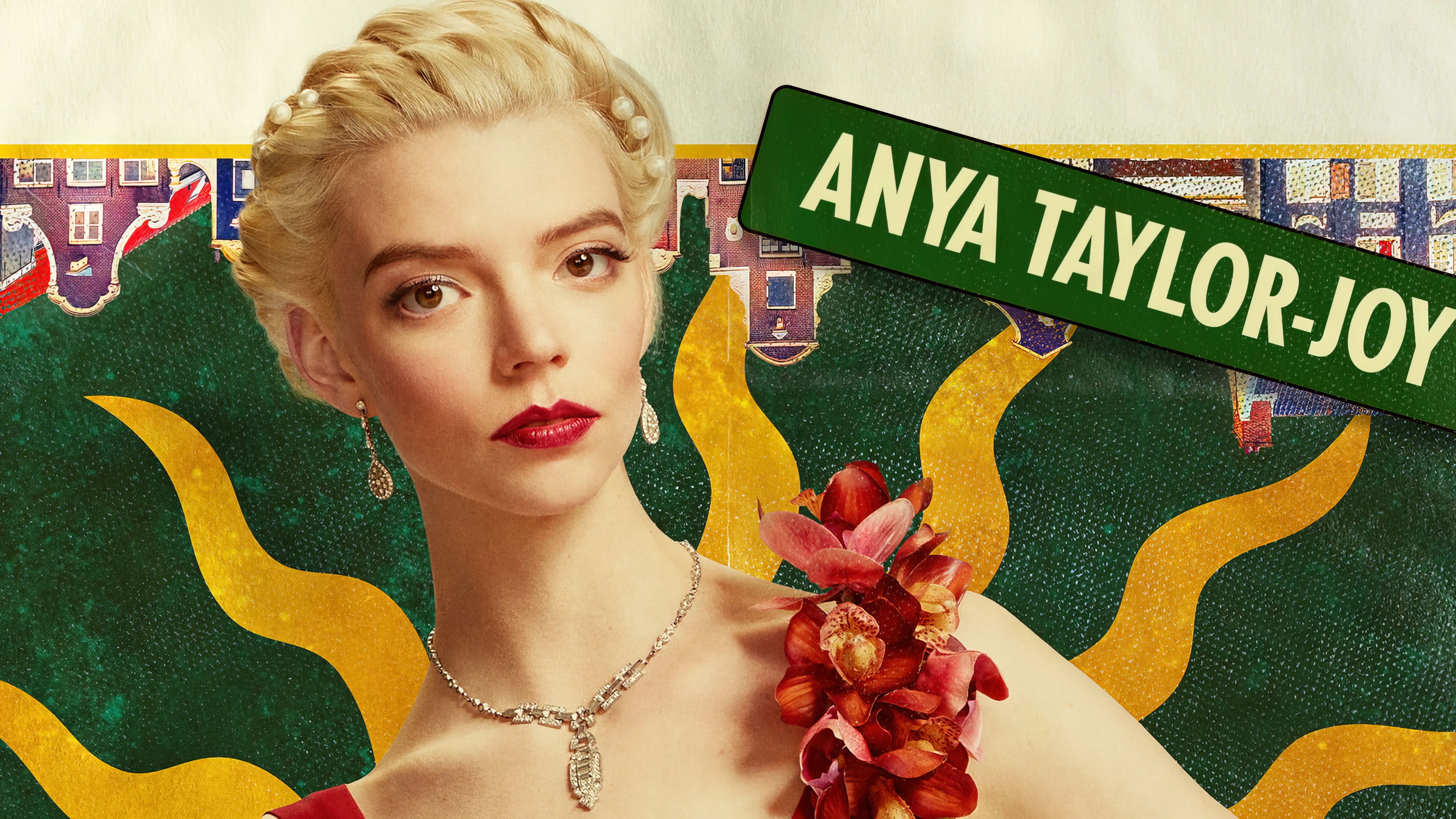 Anya Taylor-Joy in Amsterdam - 4K HD Wallpaper