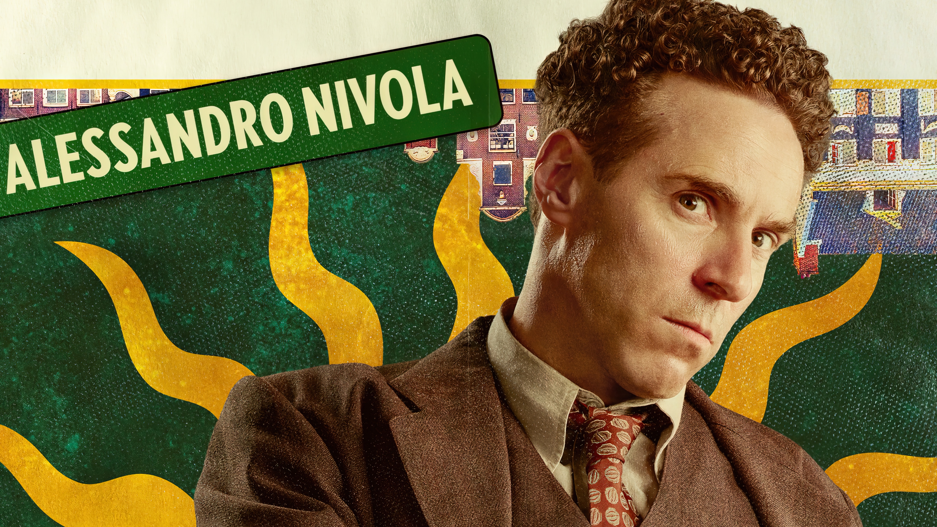 Alessandro Nivola in Amsterdam 4K HD Wallpaper
