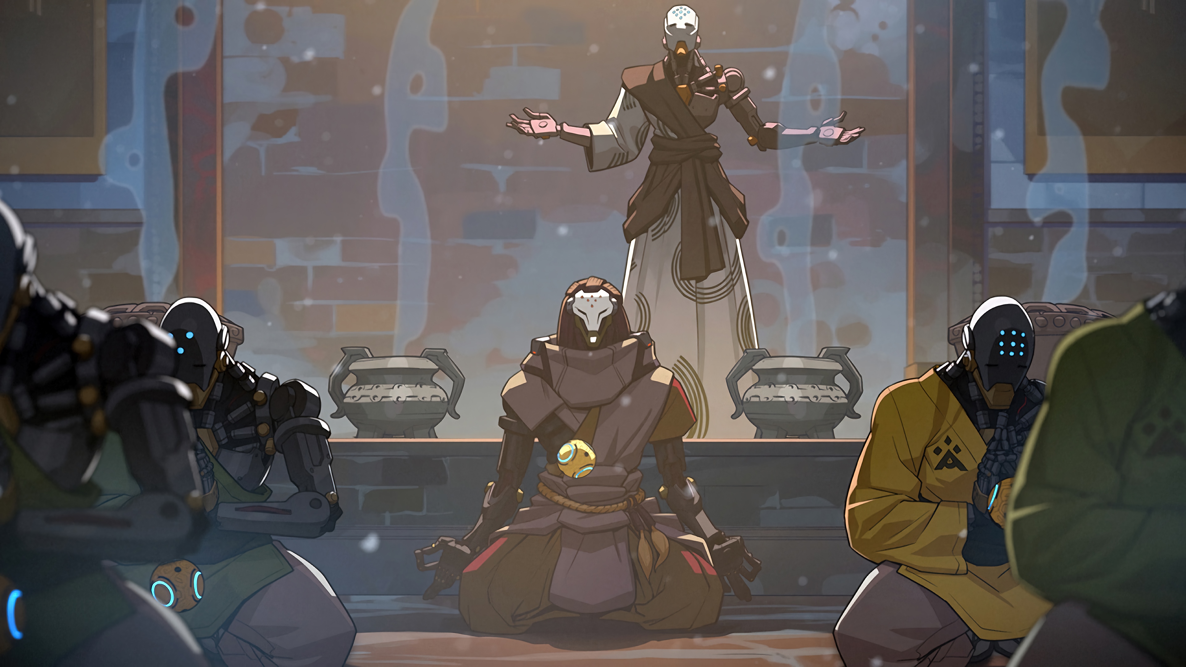 Ramattra and monks in Overwatch 2 4K HD Wallpaper