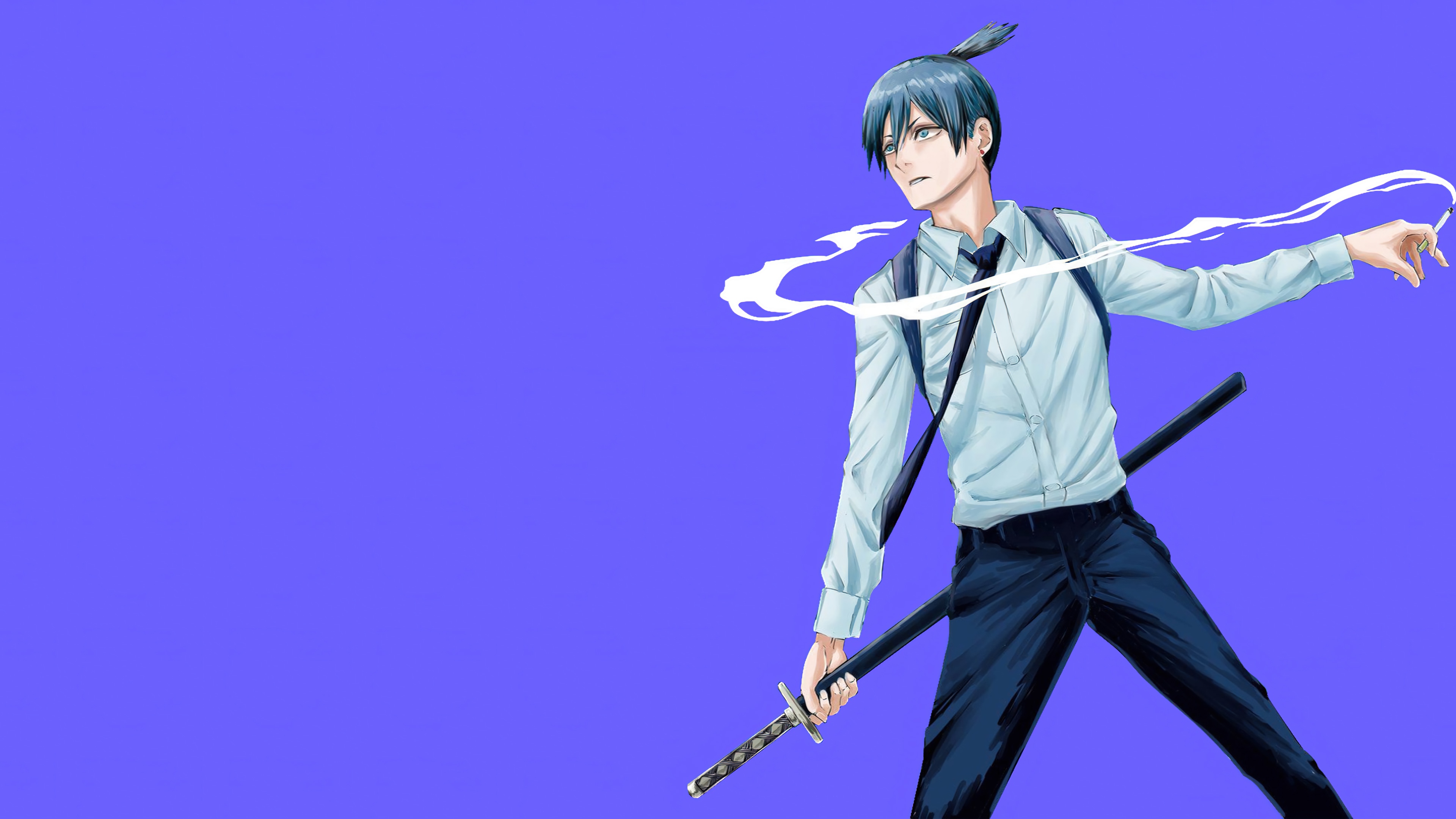 Aki Hayakawa from Chainsaw Man 4K HD Wallpaper