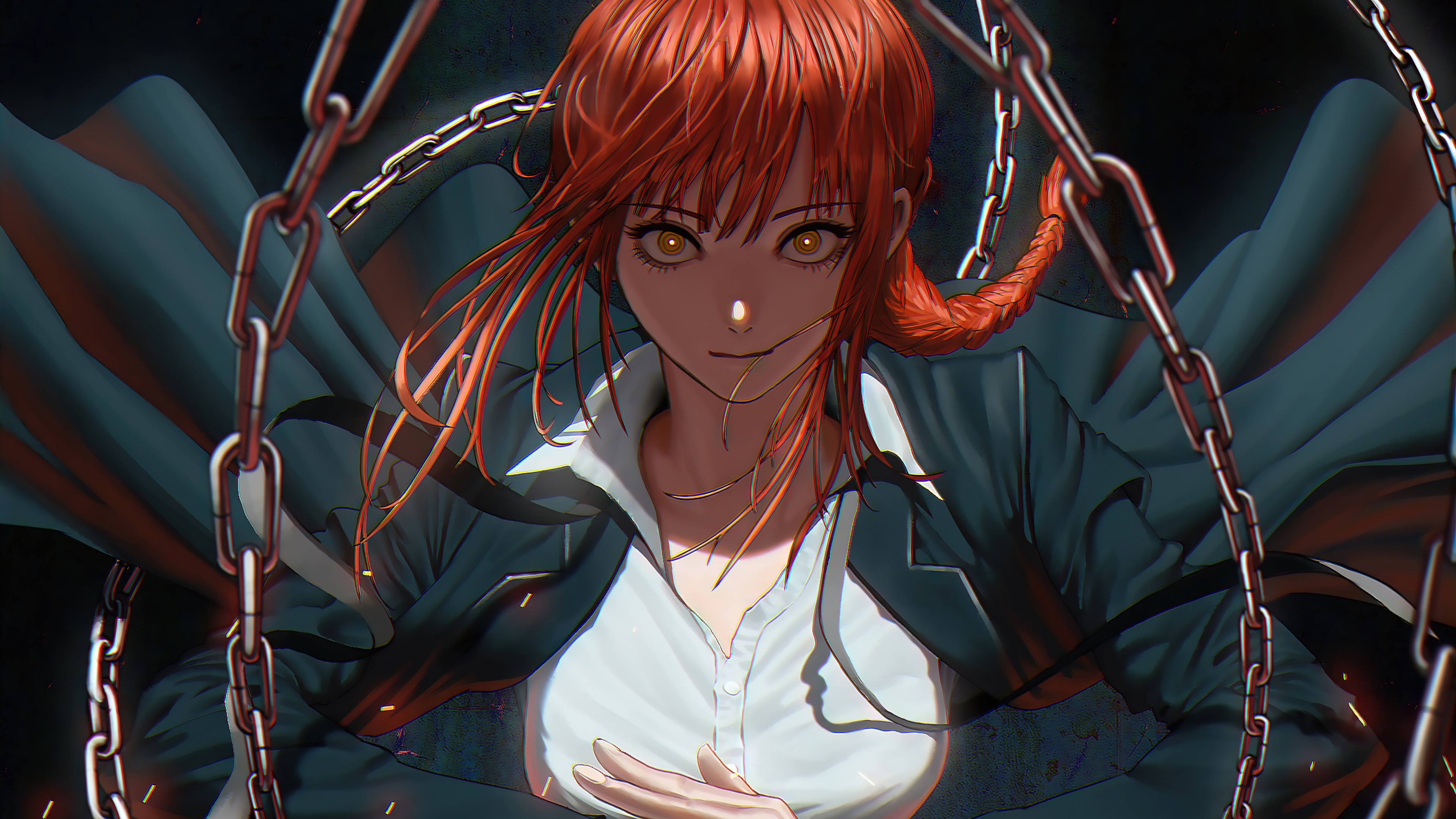 Makima from Chainsaw Man in 4K HD Wallpaper