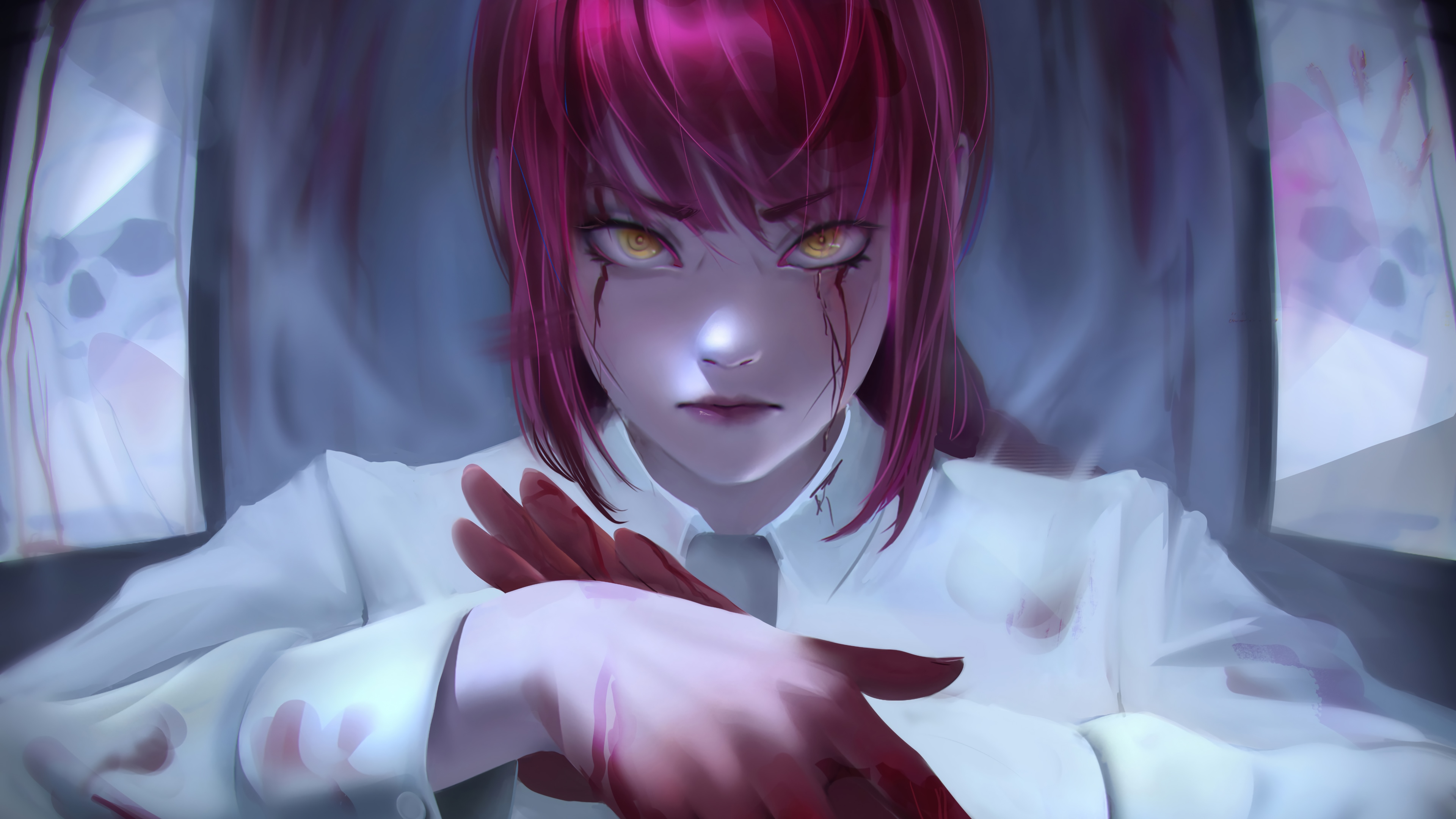 Makima from Chainsaw Man in 4K HD Wallpaper