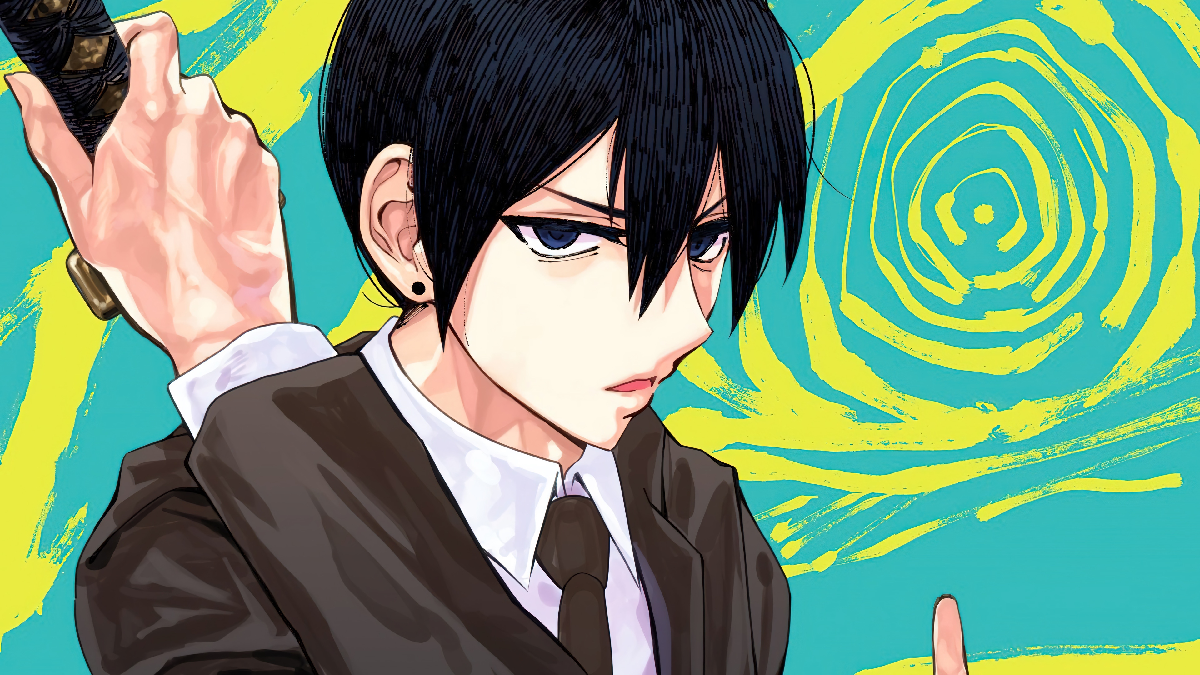 Aki Hayakawa from Chainsaw Man 4K HD Wallpaper