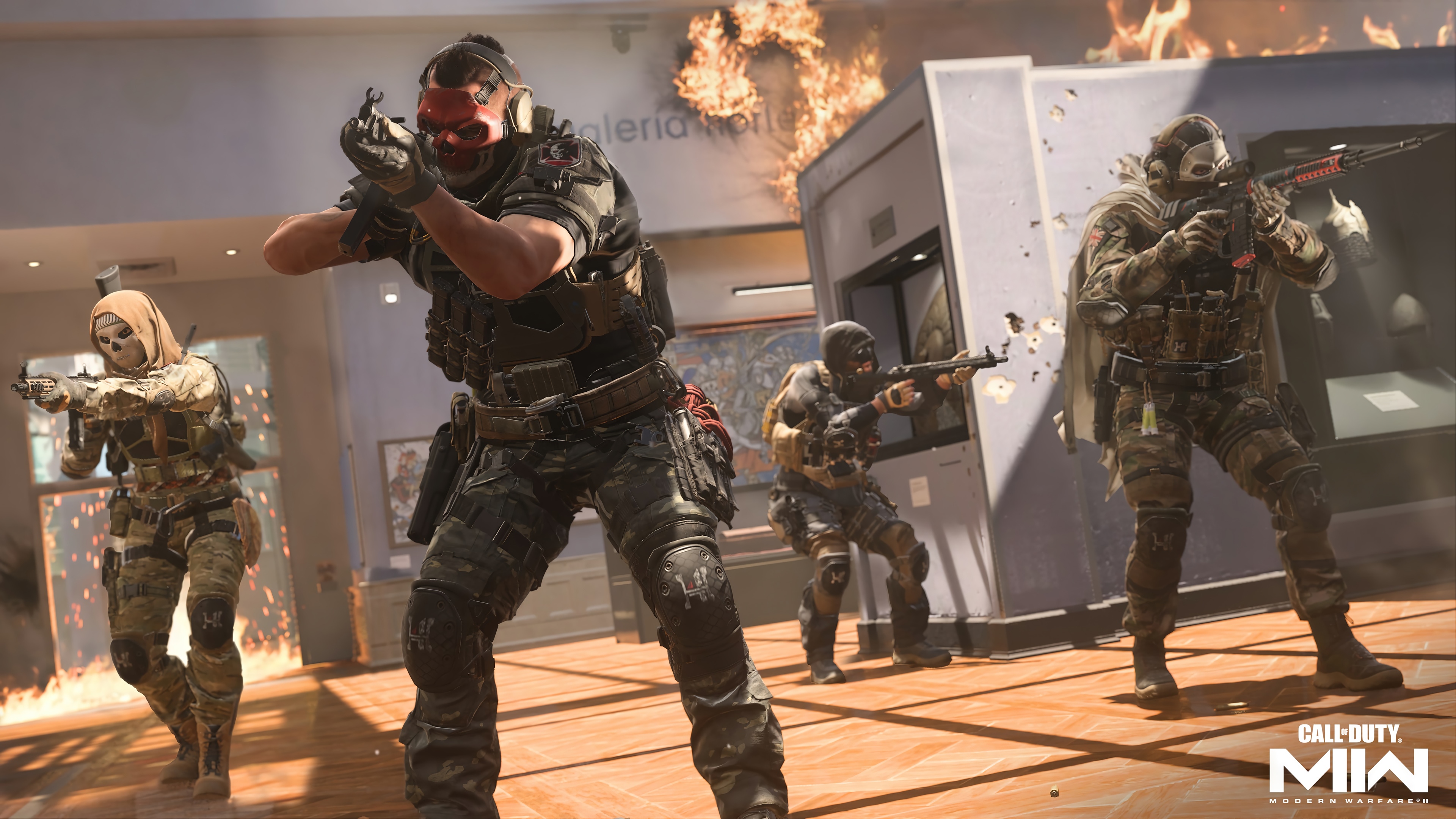 Call of Duty: Modern Warfare 2 soldiers in action HD Wallpaper