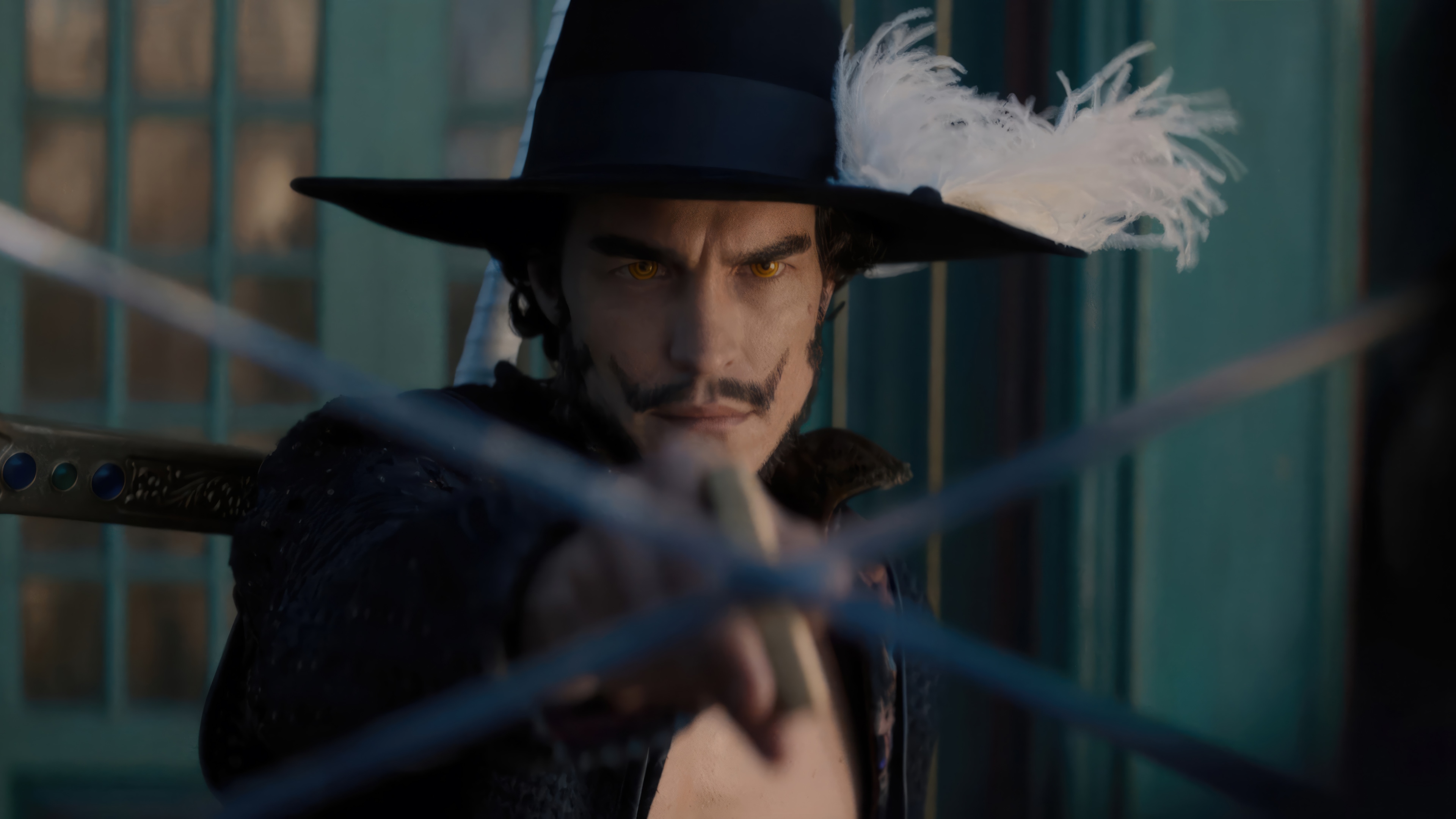 Dracule Mihawk in One Piece Live Action 4K HD Wallpaper