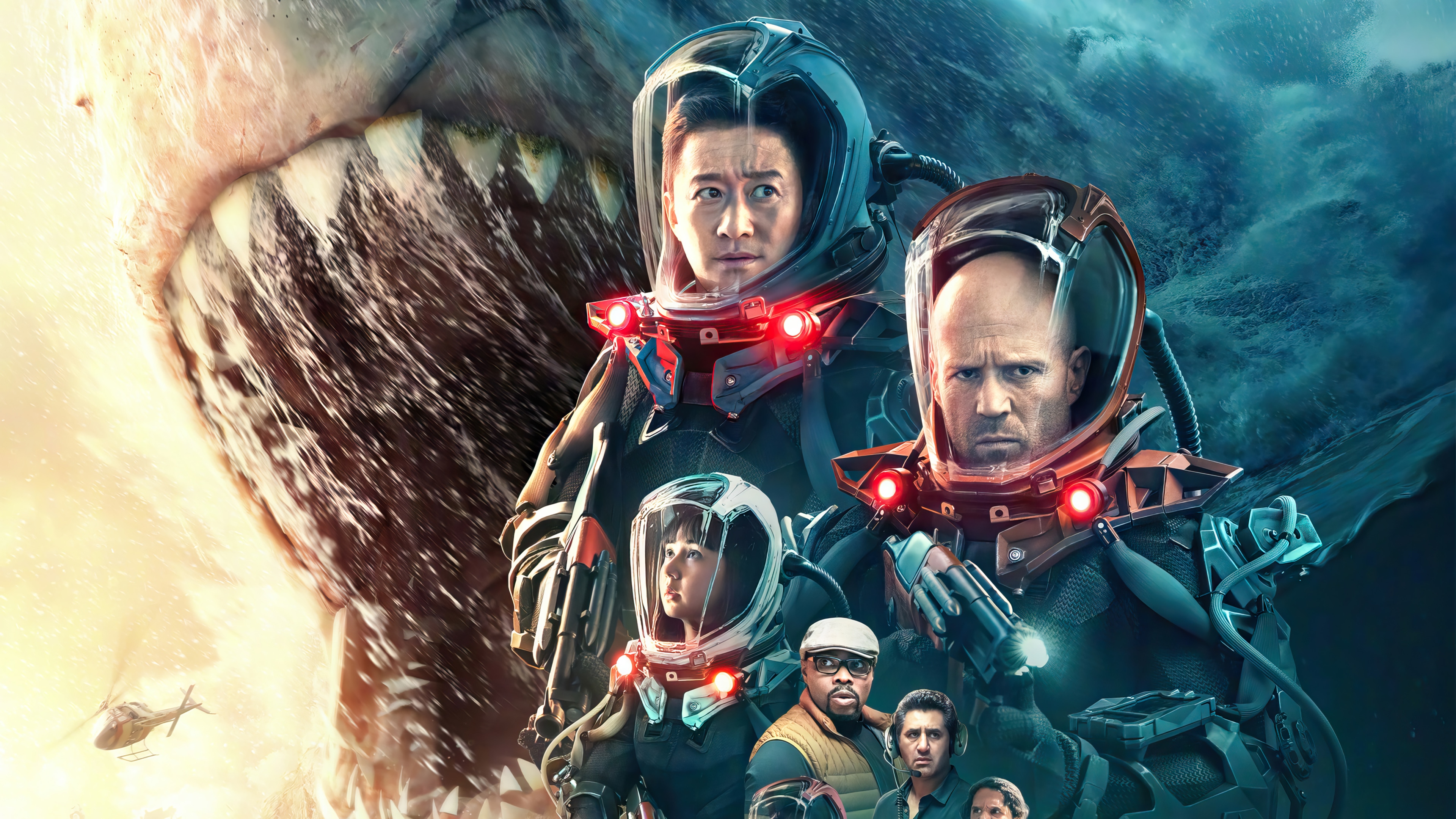 Meg 2: The Trench 4K HD Wallpaper