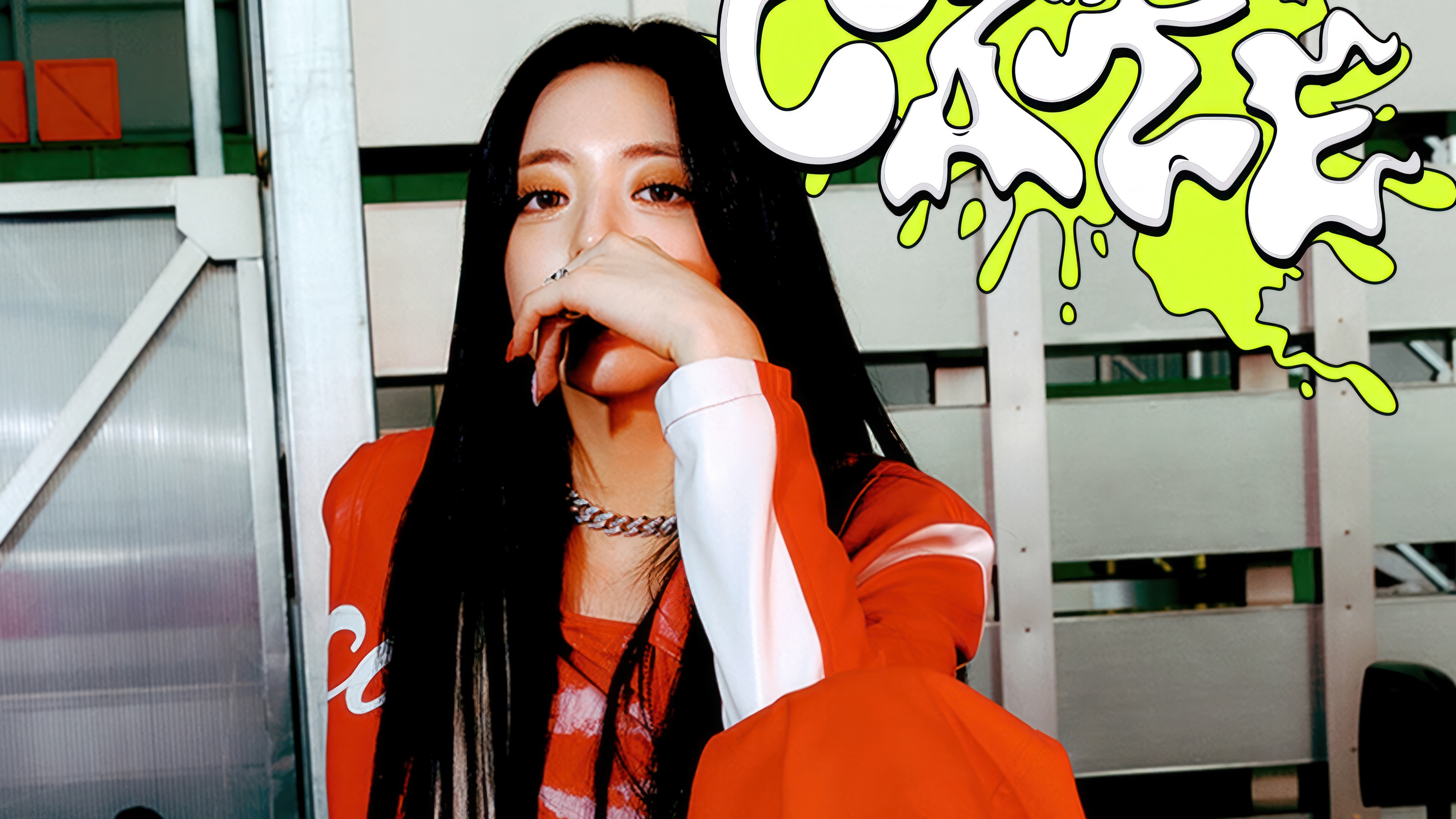 ITZY Yuna in CAKE concept 4K HD Wallpaper