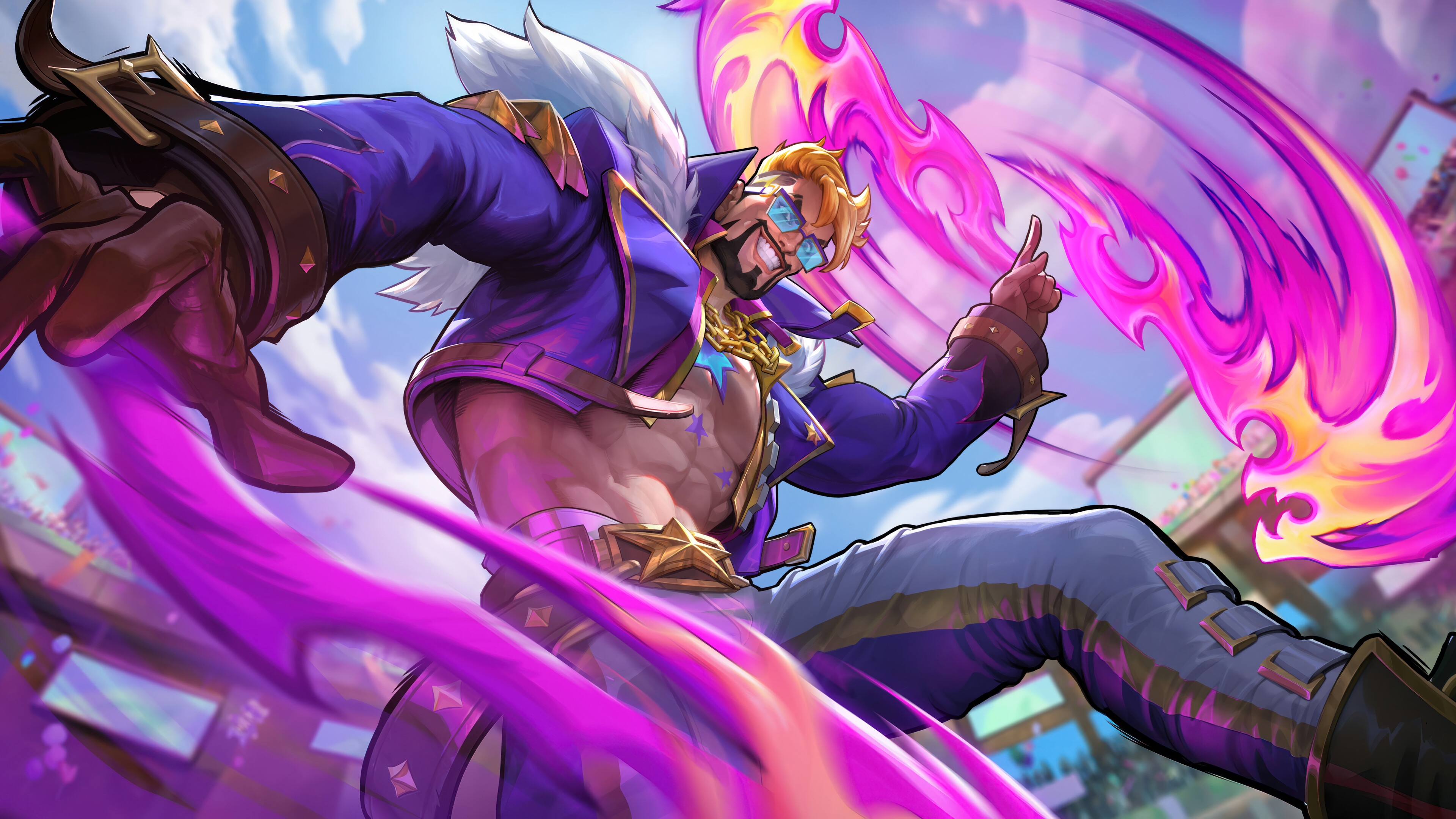 Soul Fighter Draven Splash Art 4K HD Wallpaper