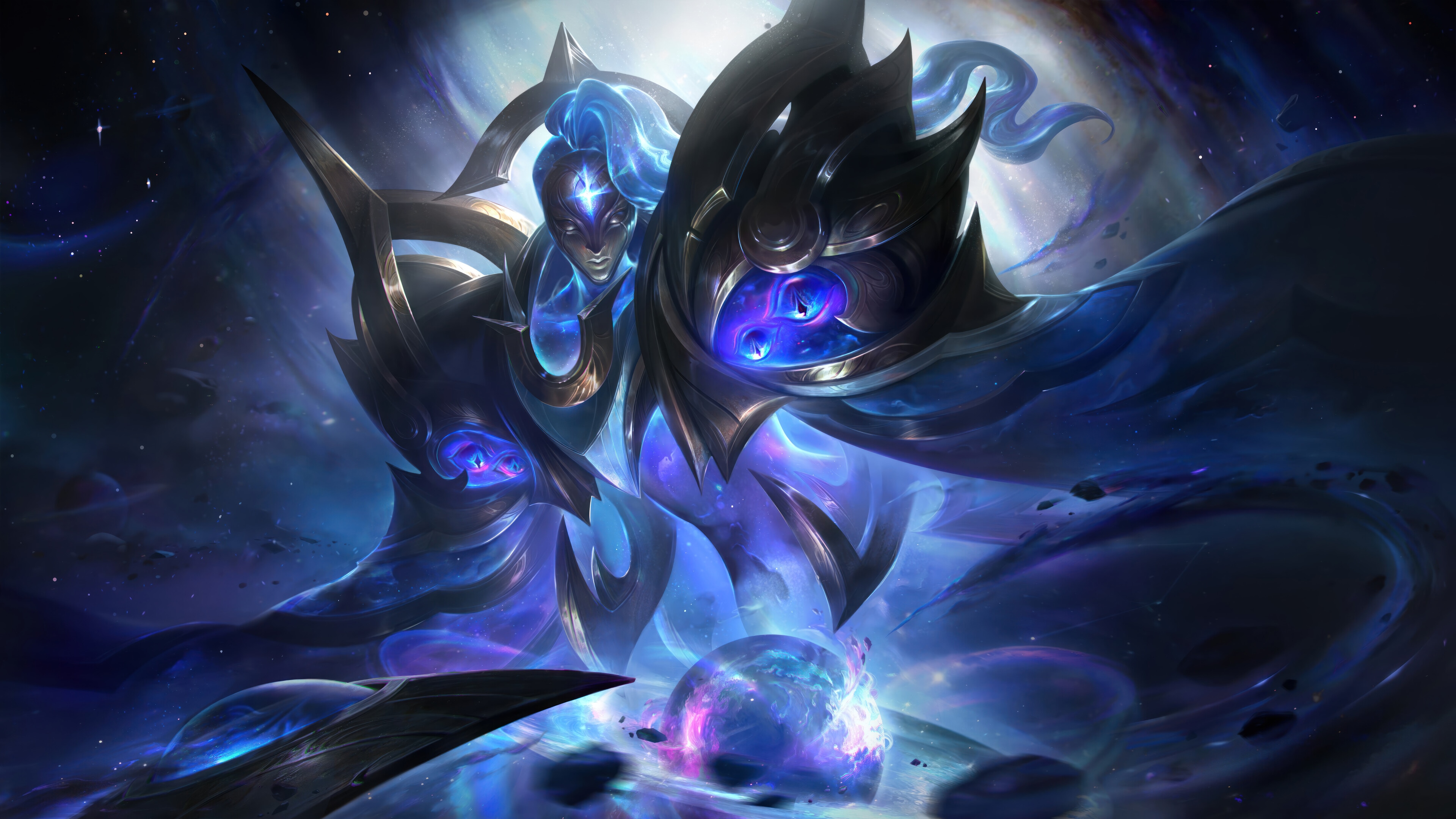 League of Legends Cosmic Asol Splash Art 4K HD Wallpaper