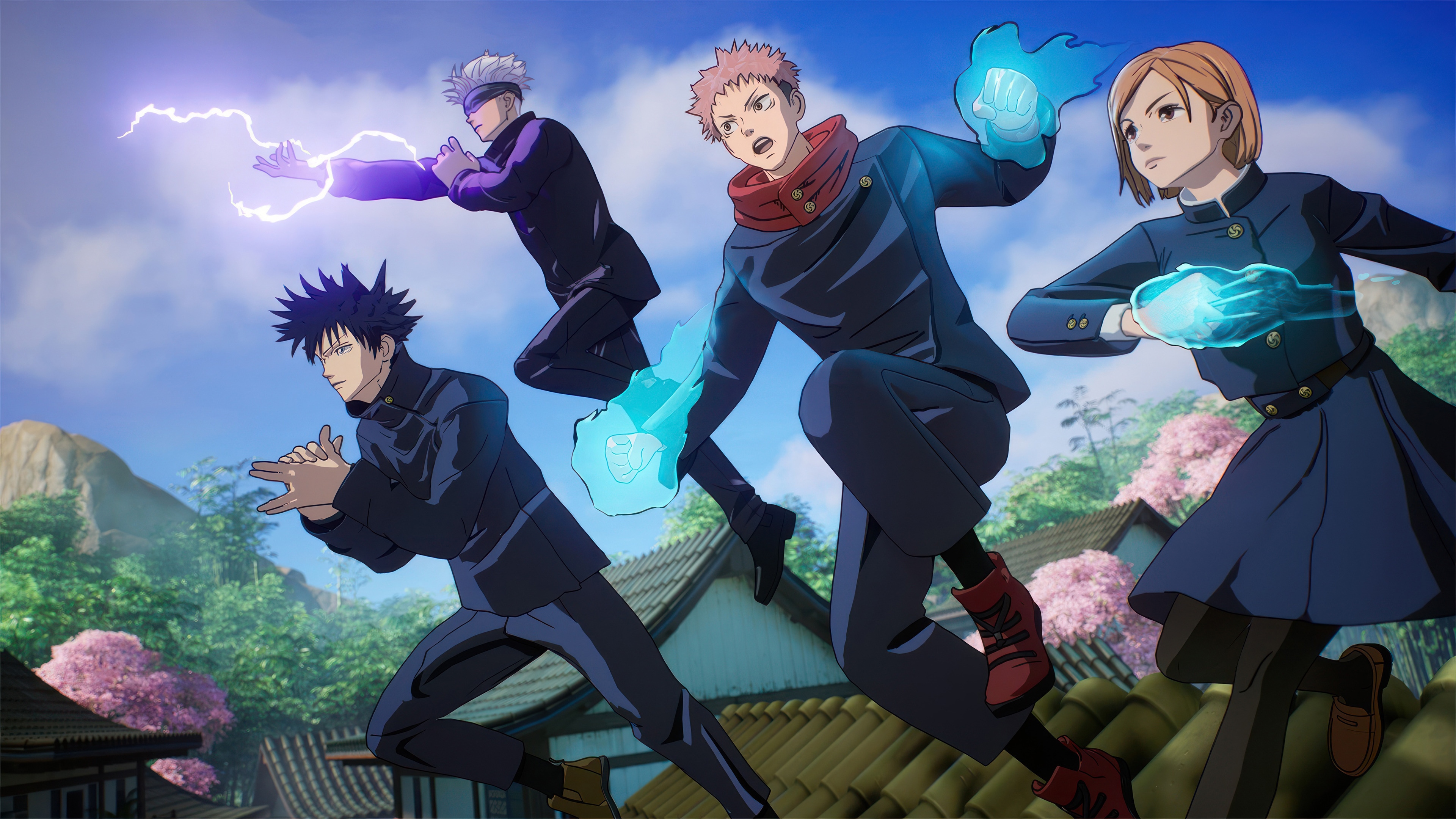 Jujutsu Kaisen Characters in 4K HD Wallpaper