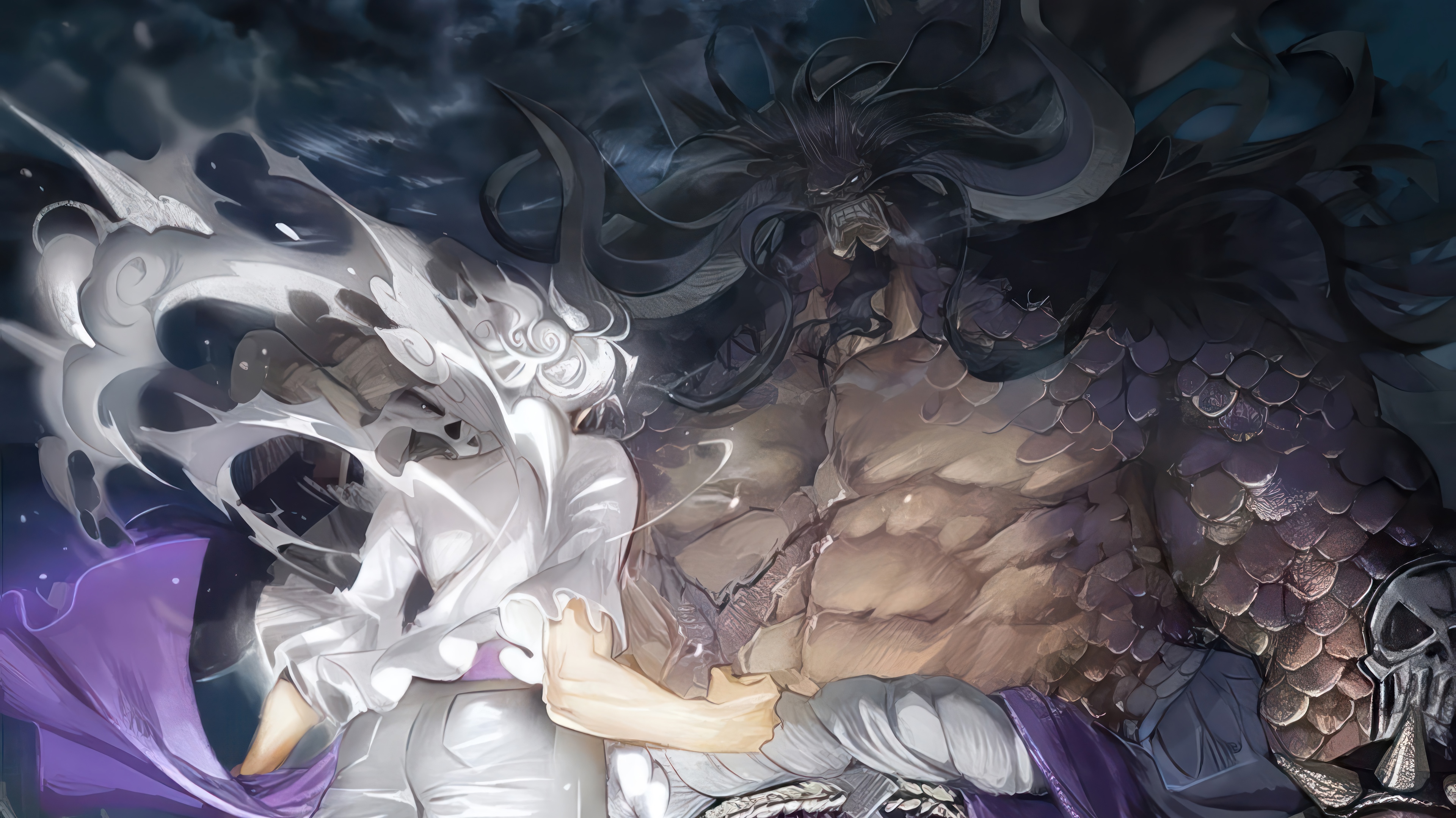 Monkey D. Luffy vs Kaido in One Piece 4K HD Wallpaper