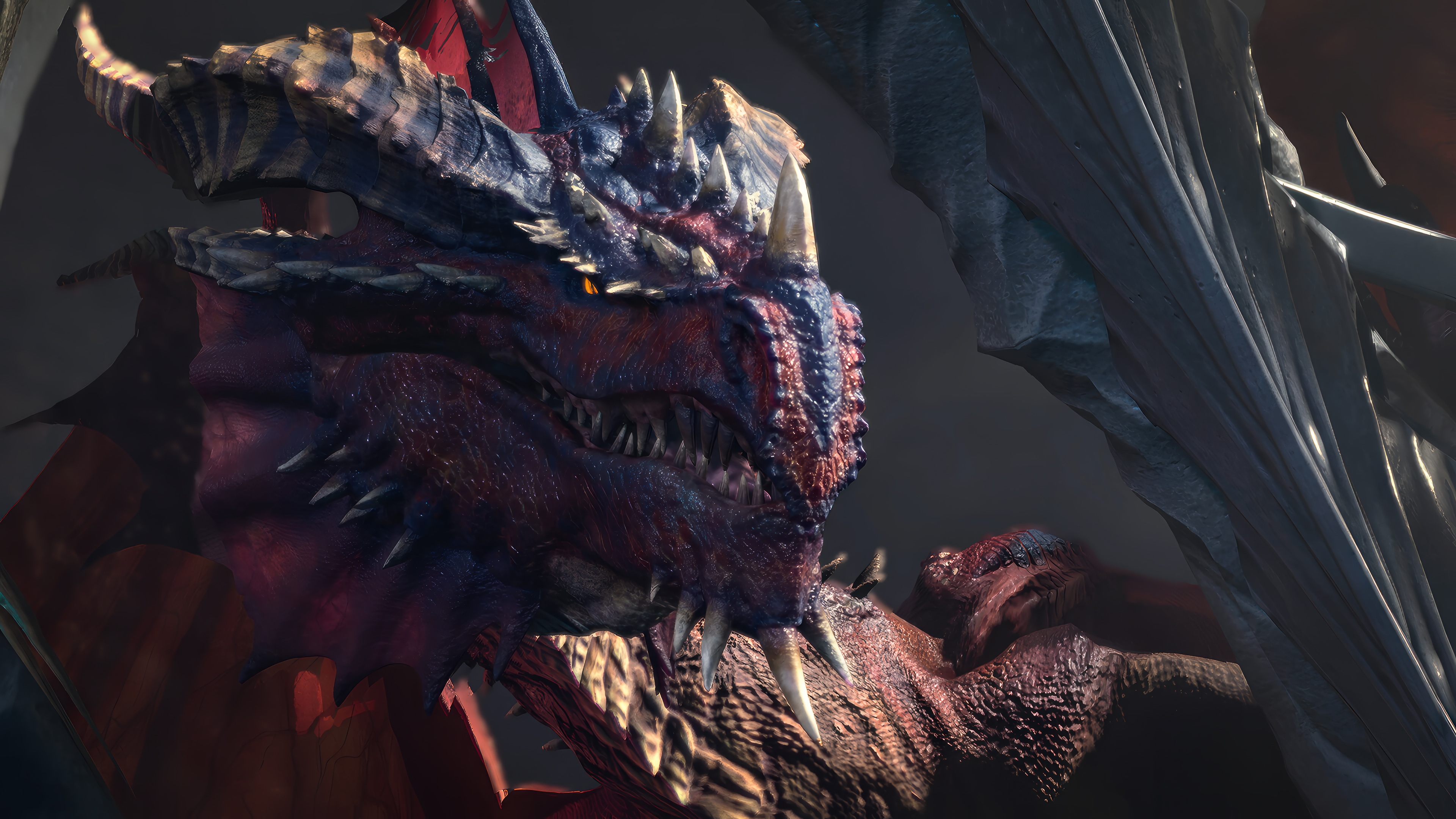 Dragon from Video Game 4K HD Wallpaper