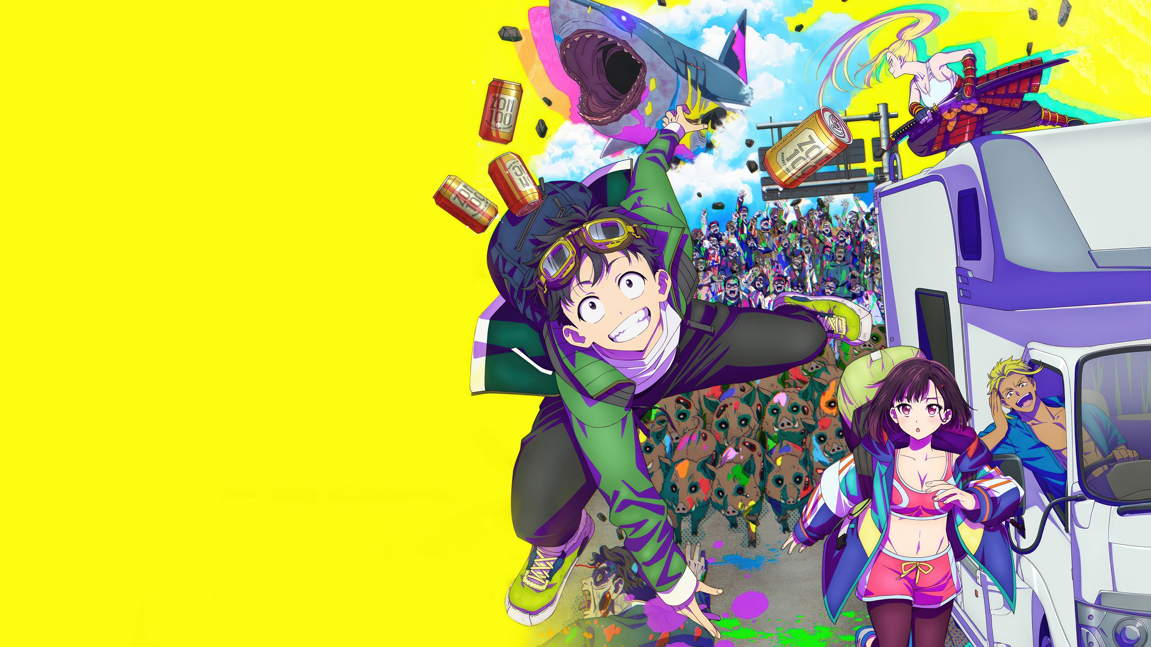 Zom 100: Bucket List of the Dead 4K Anime HD Wallpaper