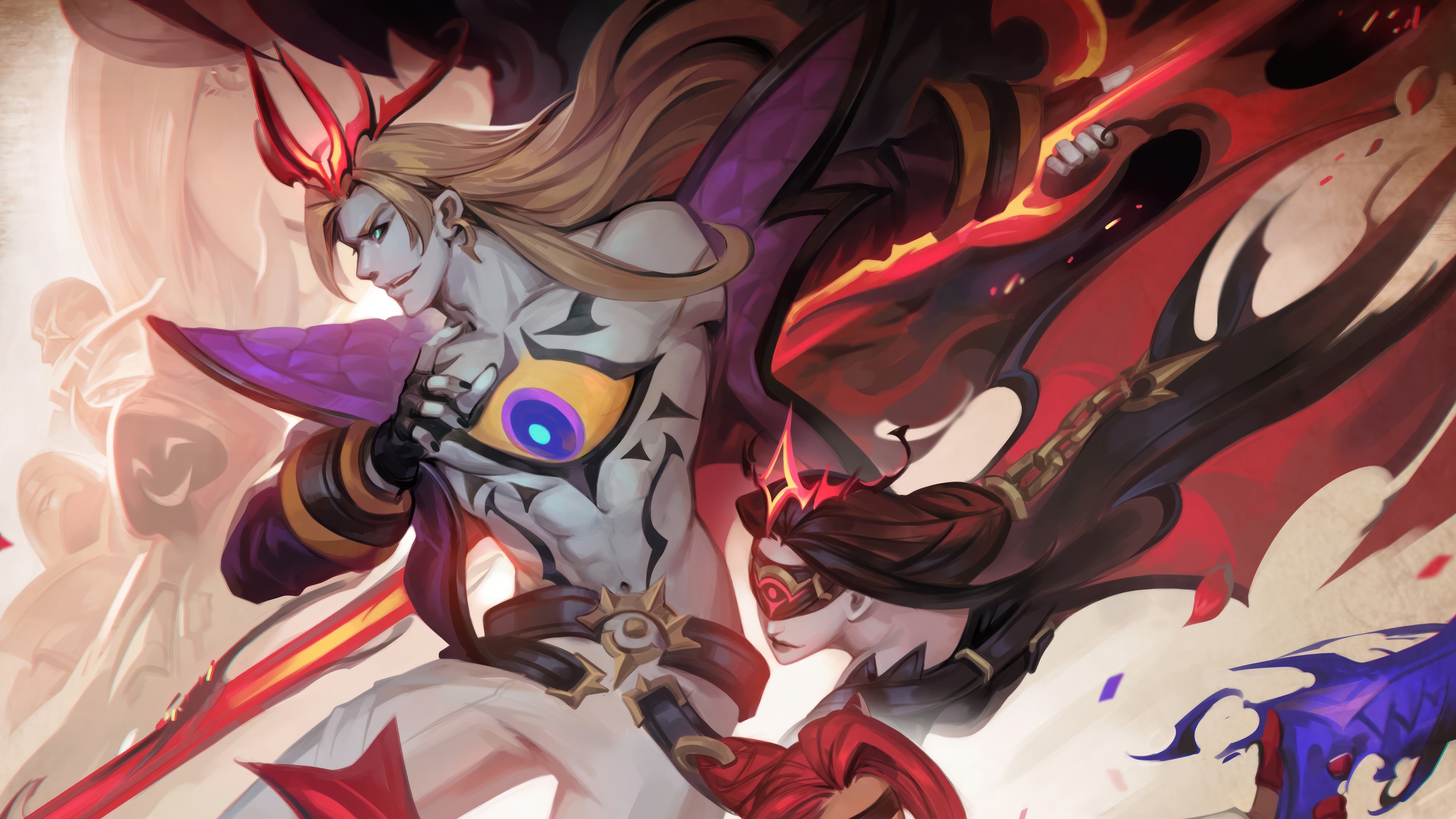 Soul Fighter Viego and companion in 4K HD Wallpaper