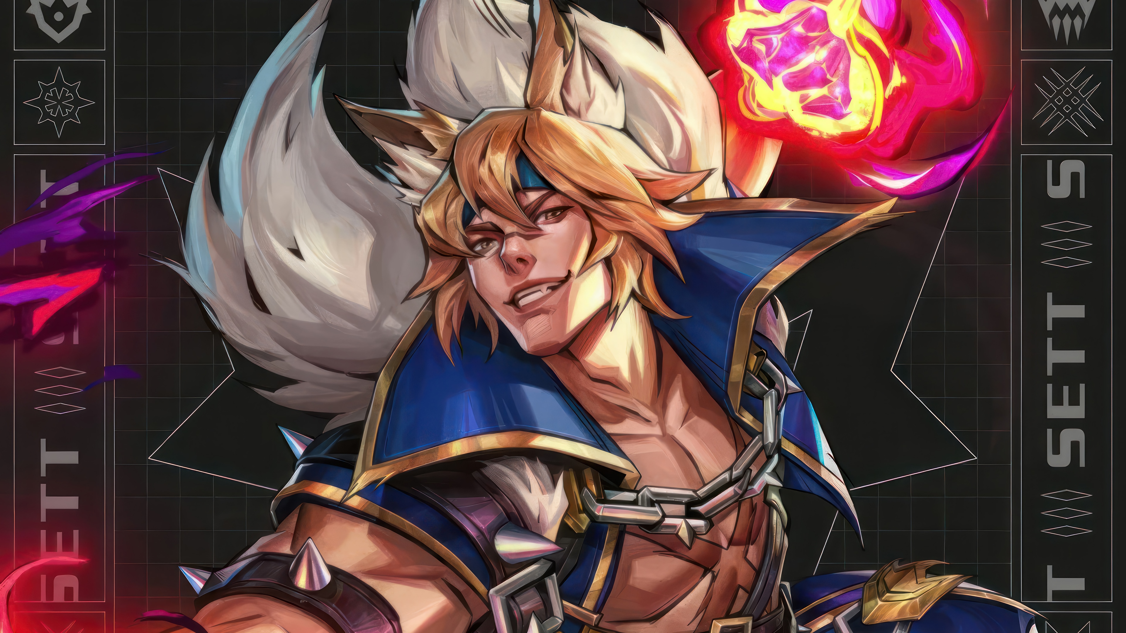 Sett from League of Legends, Soul Fighter 4K HD Wallpaper