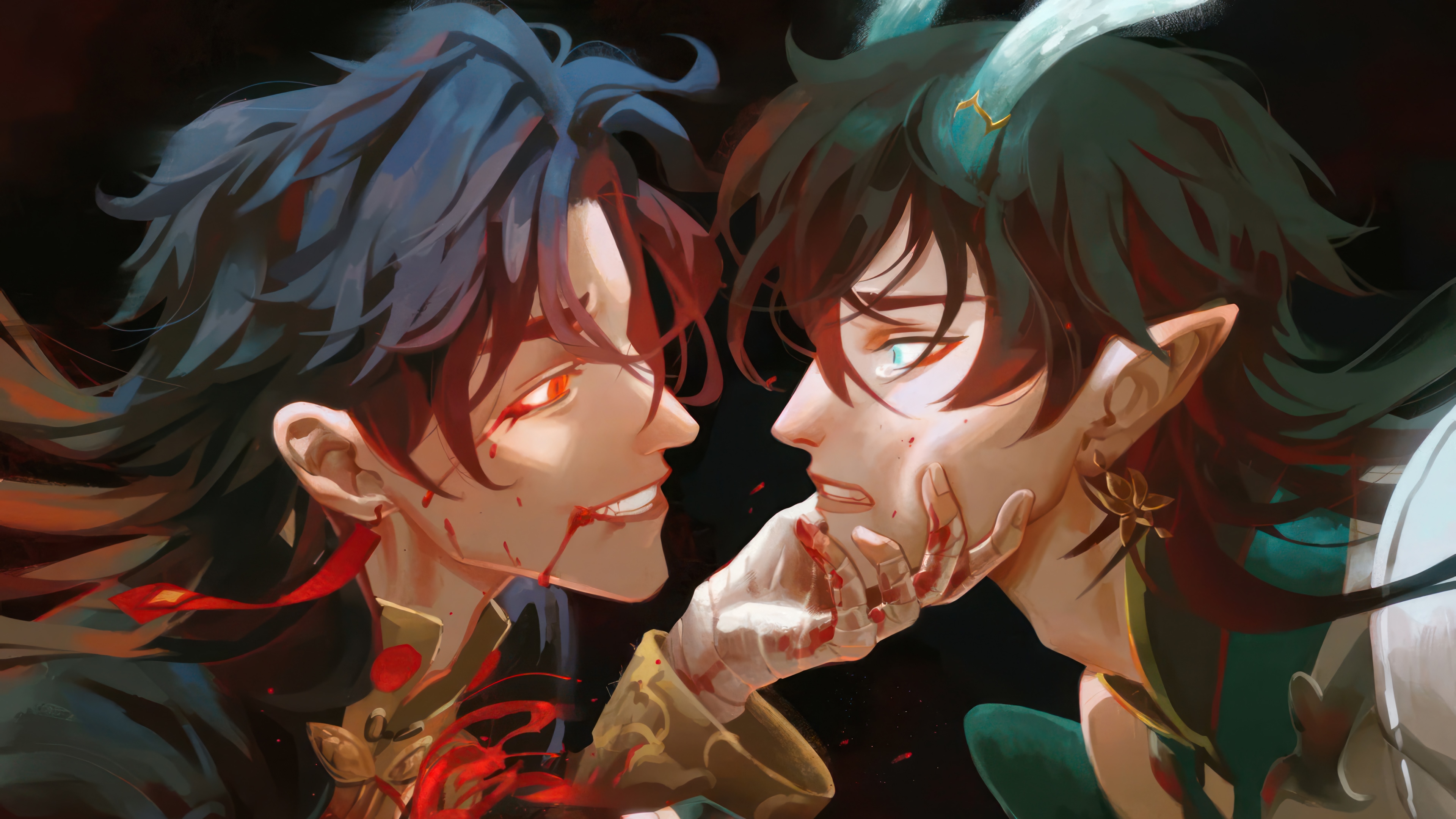 Blade and Dan Heng in Honkai: Star Rail 4K HD Wallpaper