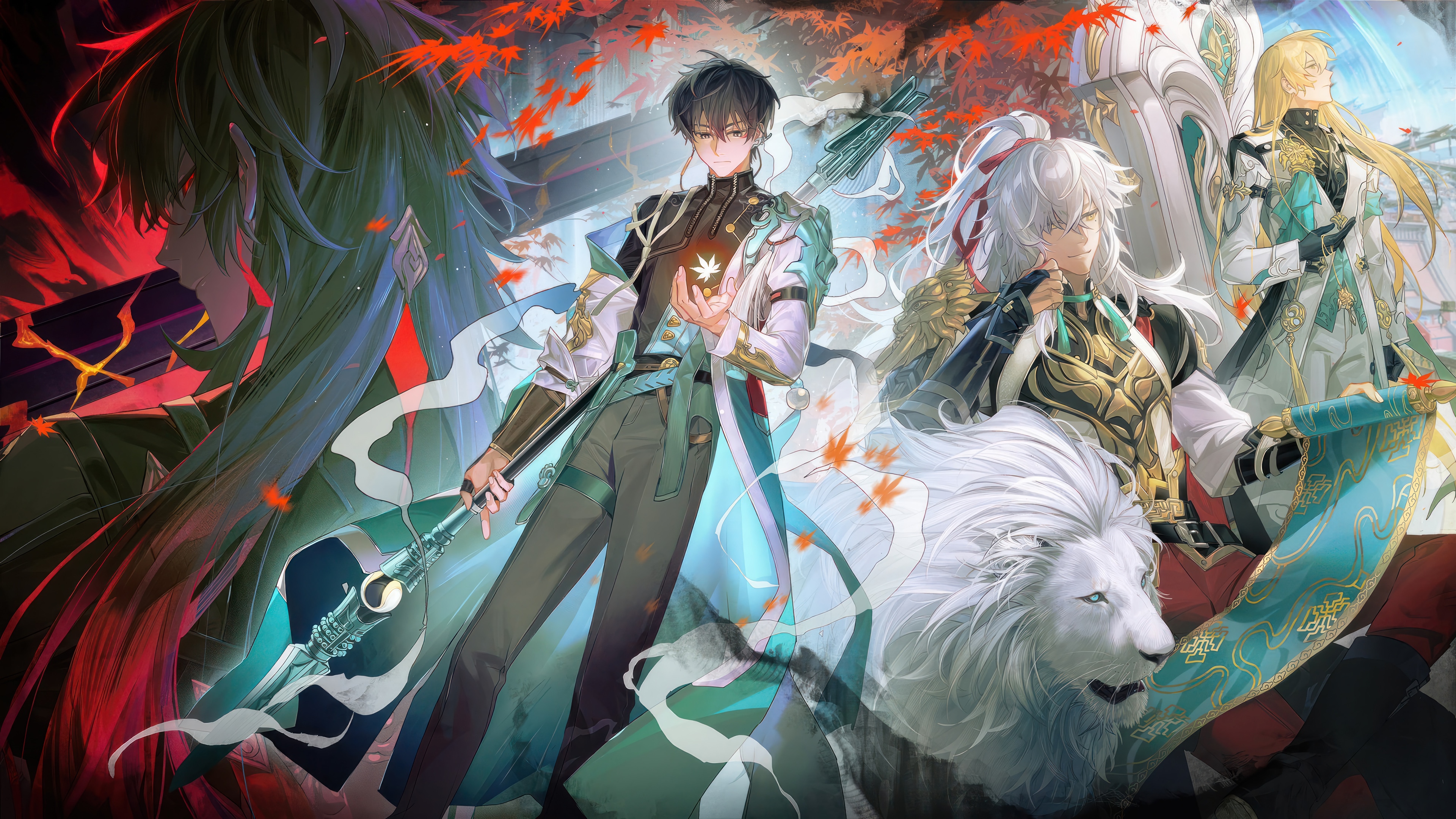 Honkai: Star Rail Characters: Dan Heng, Blade, Jing Yuan, Luocha HD Wallpaper