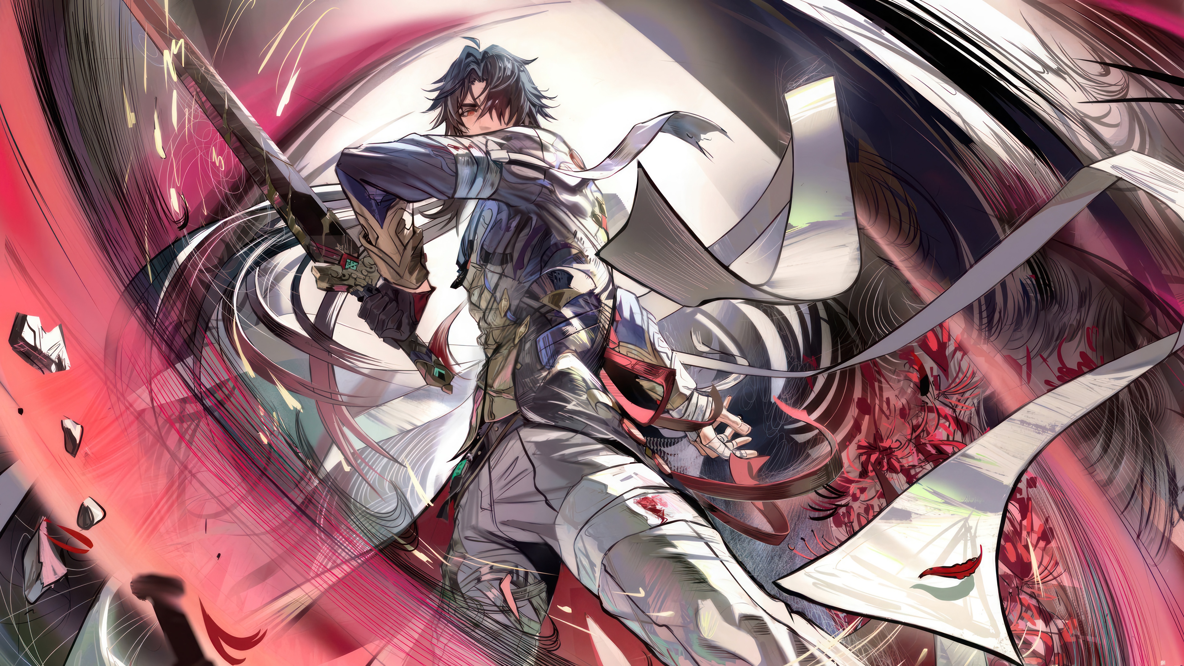 Blade from Honkai: Star Rail in action HD Wallpaper