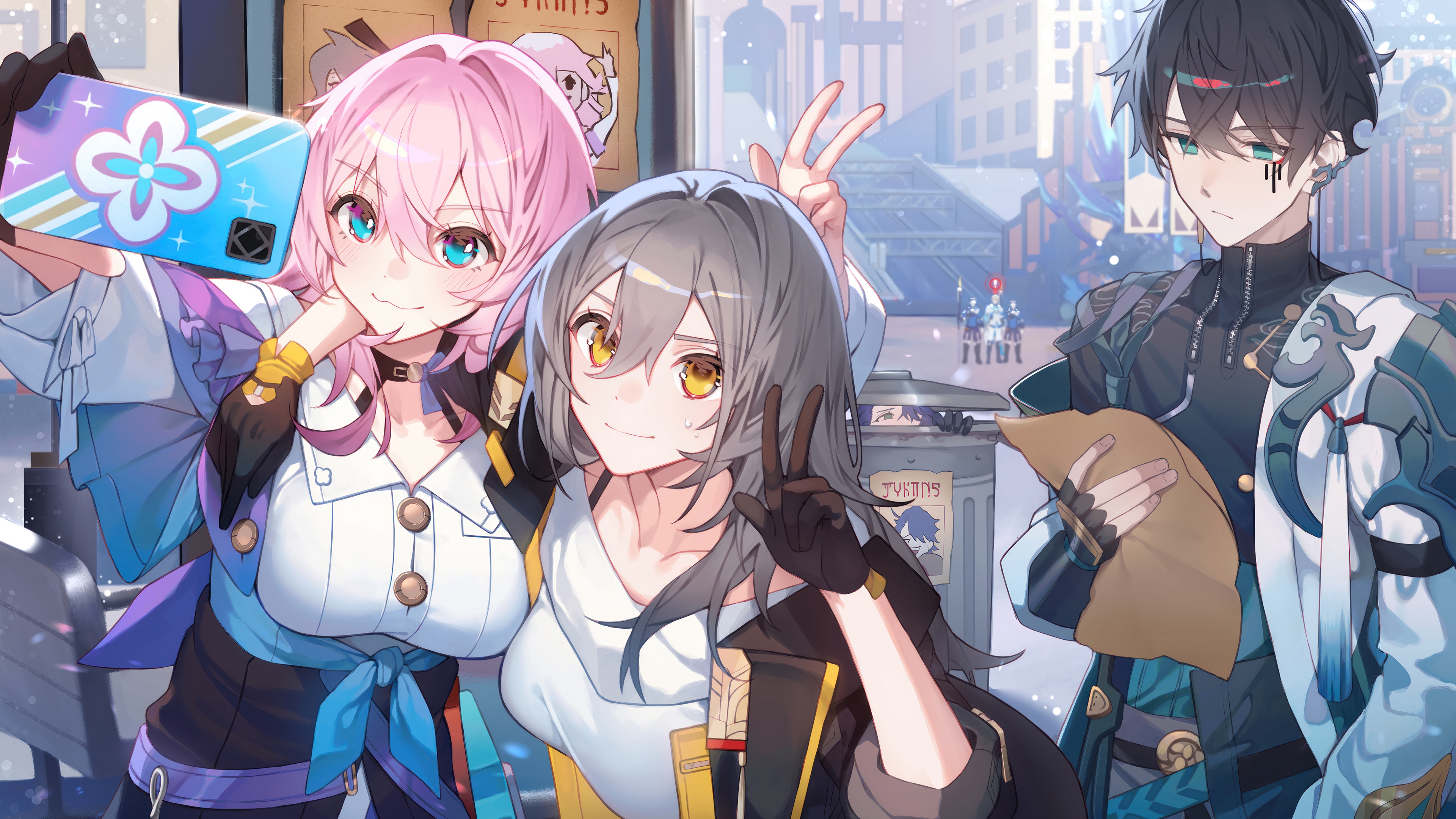 Honkai: Star Rail March 7th and Dan Heng 4K HD Wallpaper