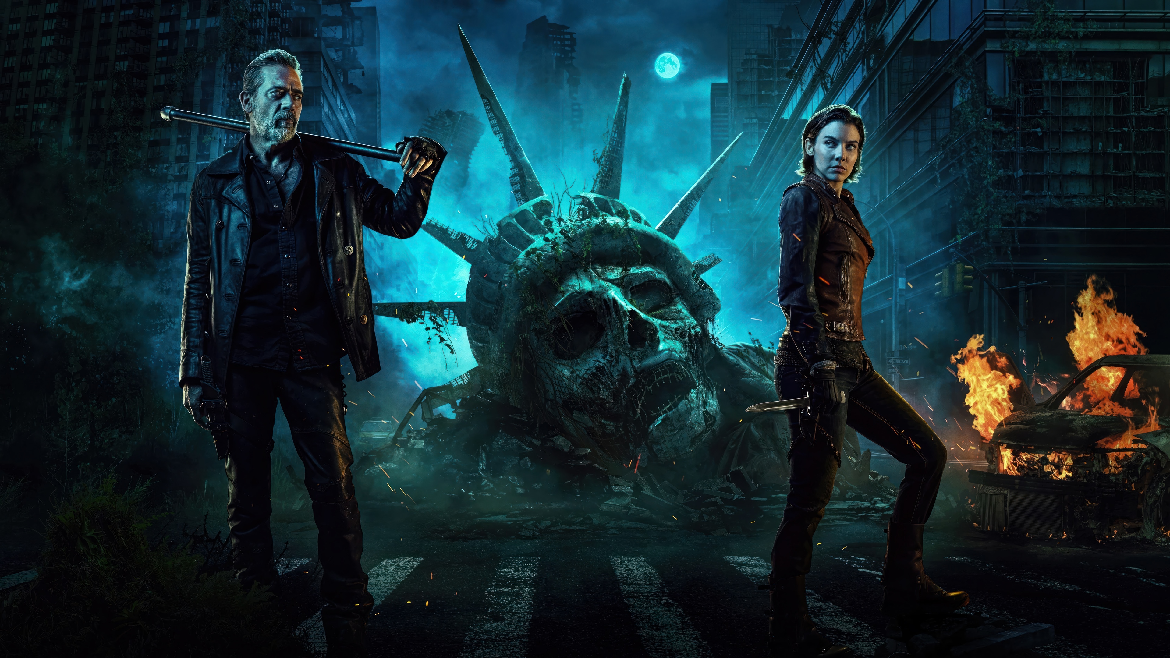 The Walking Dead: Dead City 4K HD Wallpaper