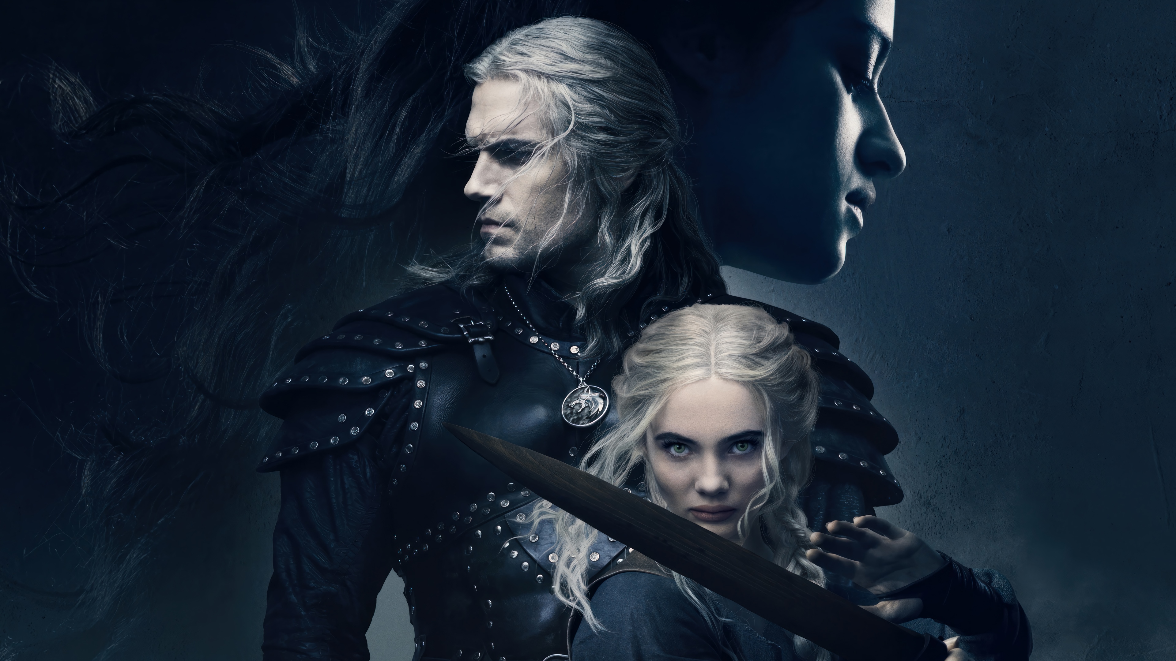 The Witcher: Geralt of Rivia and Ciri 4K HD Wallpaper