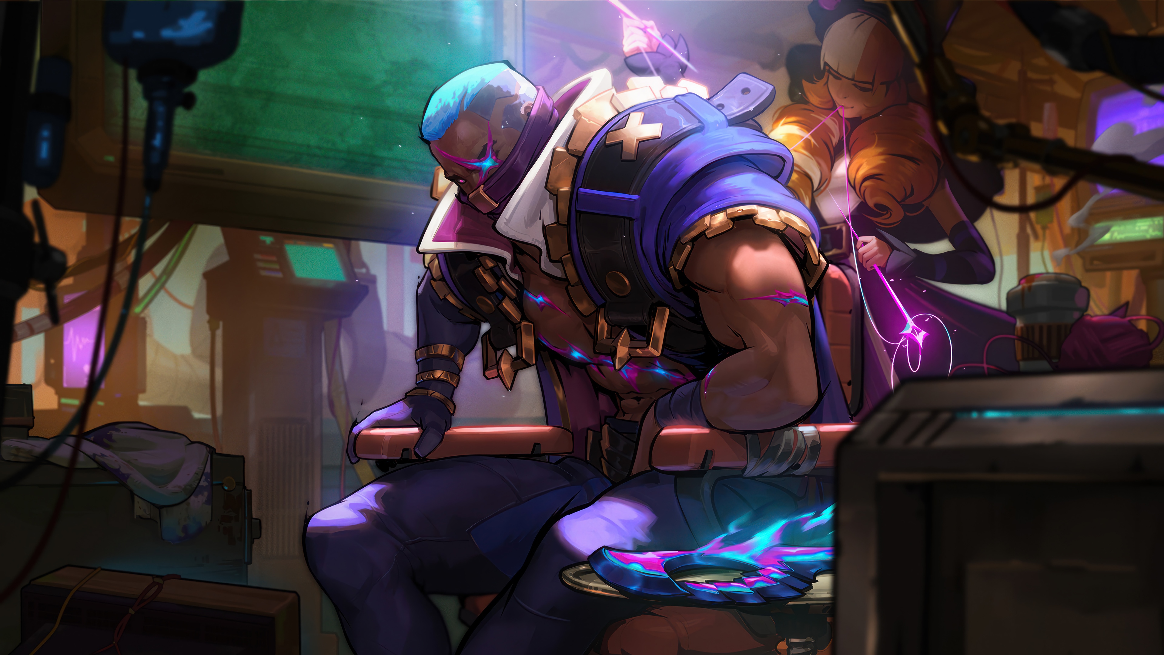 Soul Fighter Pyke in a Laboratory HD Wallpaper