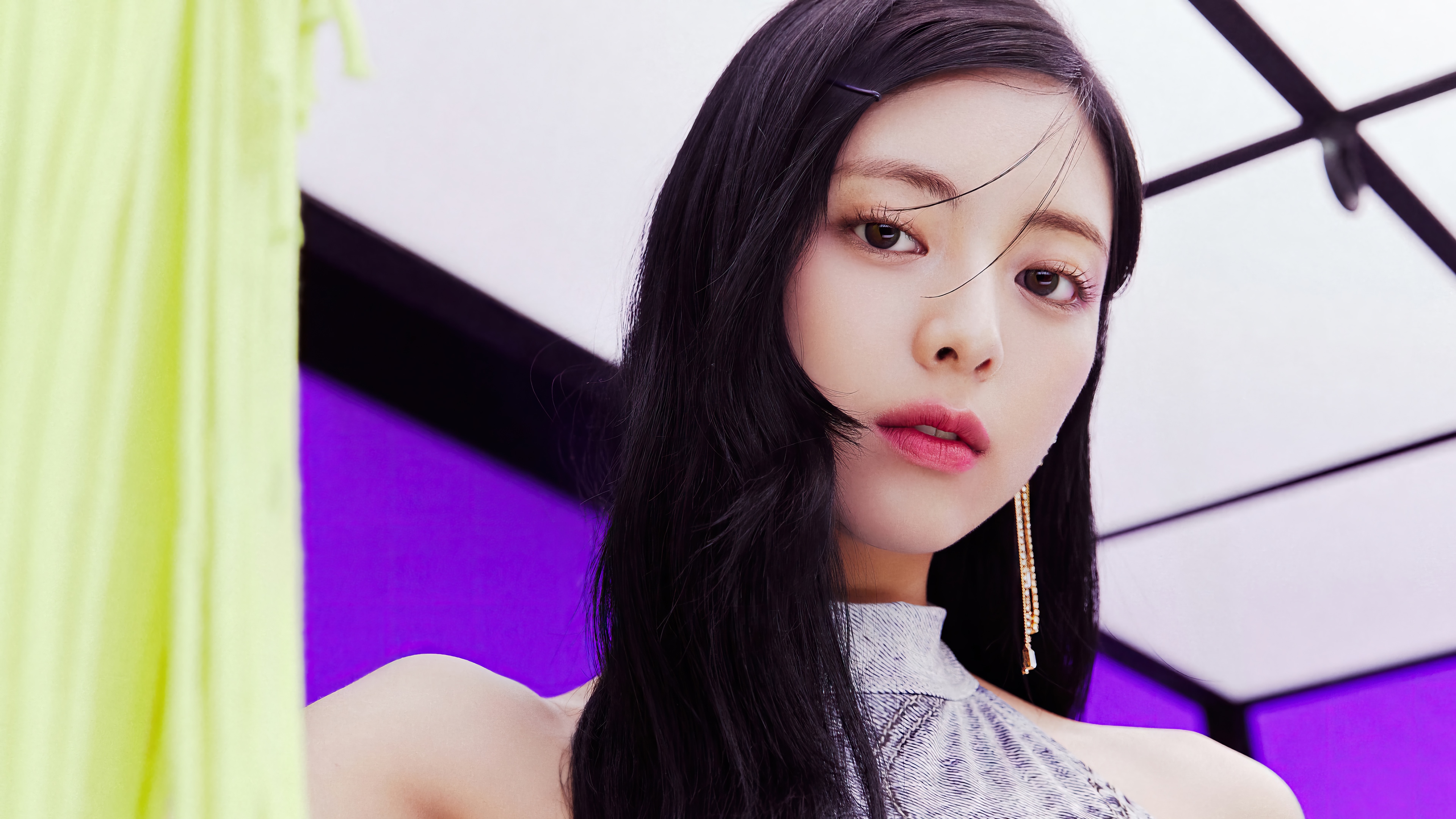 Yuna from ITZY in KILL MY DOUBT 4K HD Wallpaper
