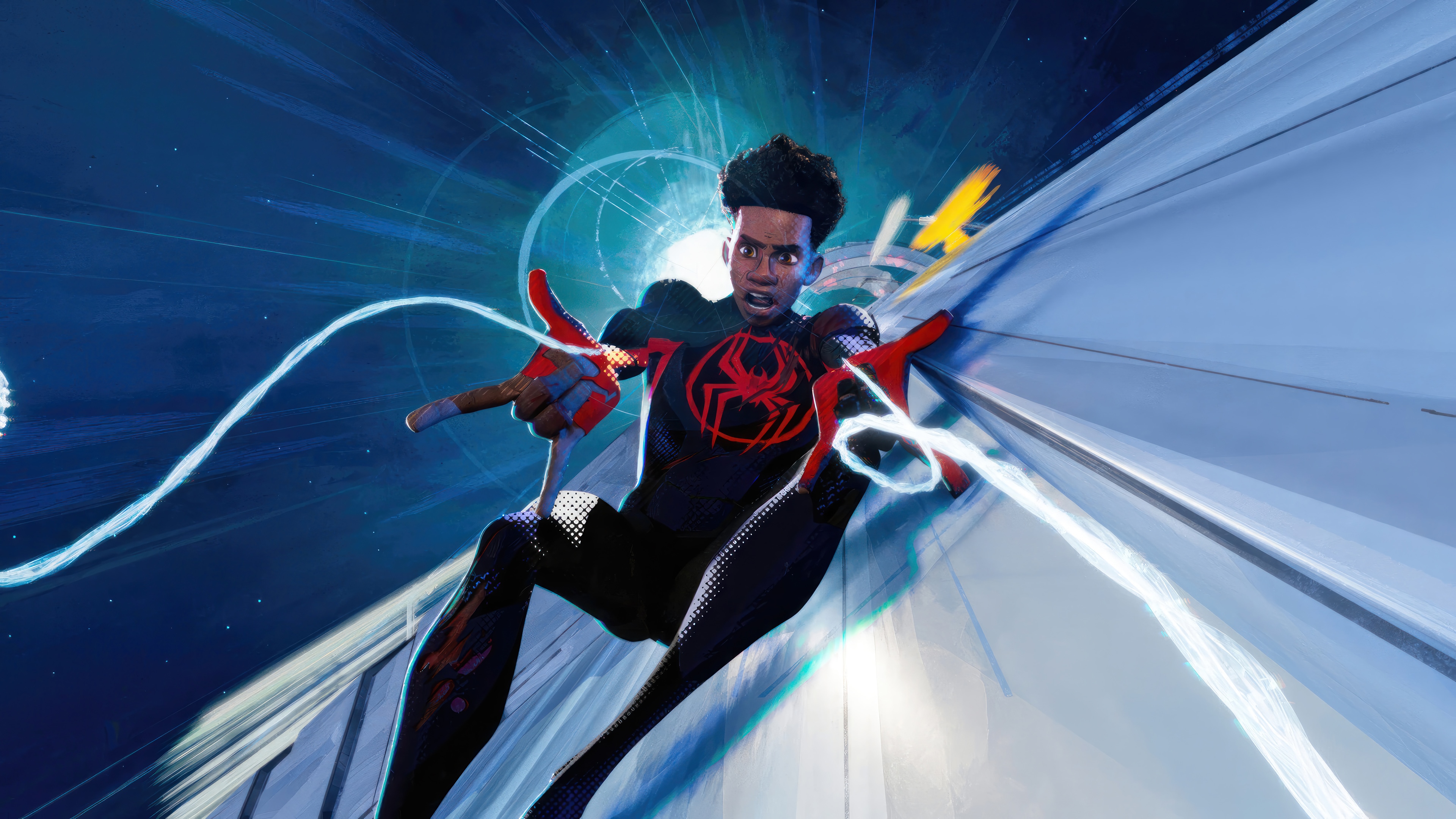 Miles Morales in Spider-Man: Across the Spider-Verse 4K HD Wallpaper