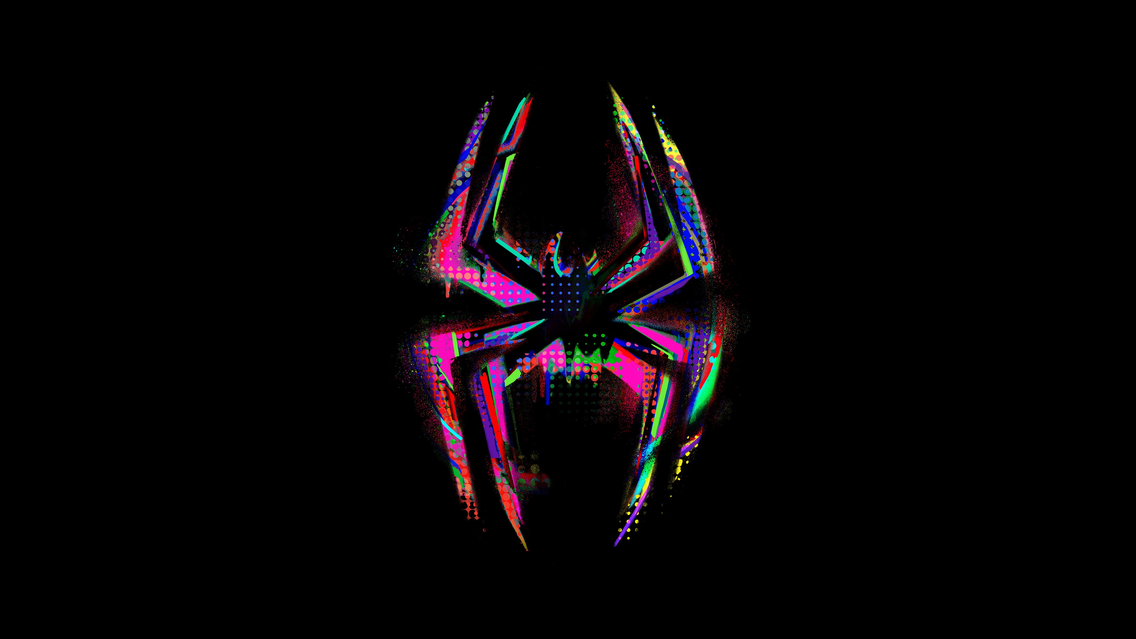 Spider-Man: Across the Spider-Verse Logo 4K HD Wallpaper