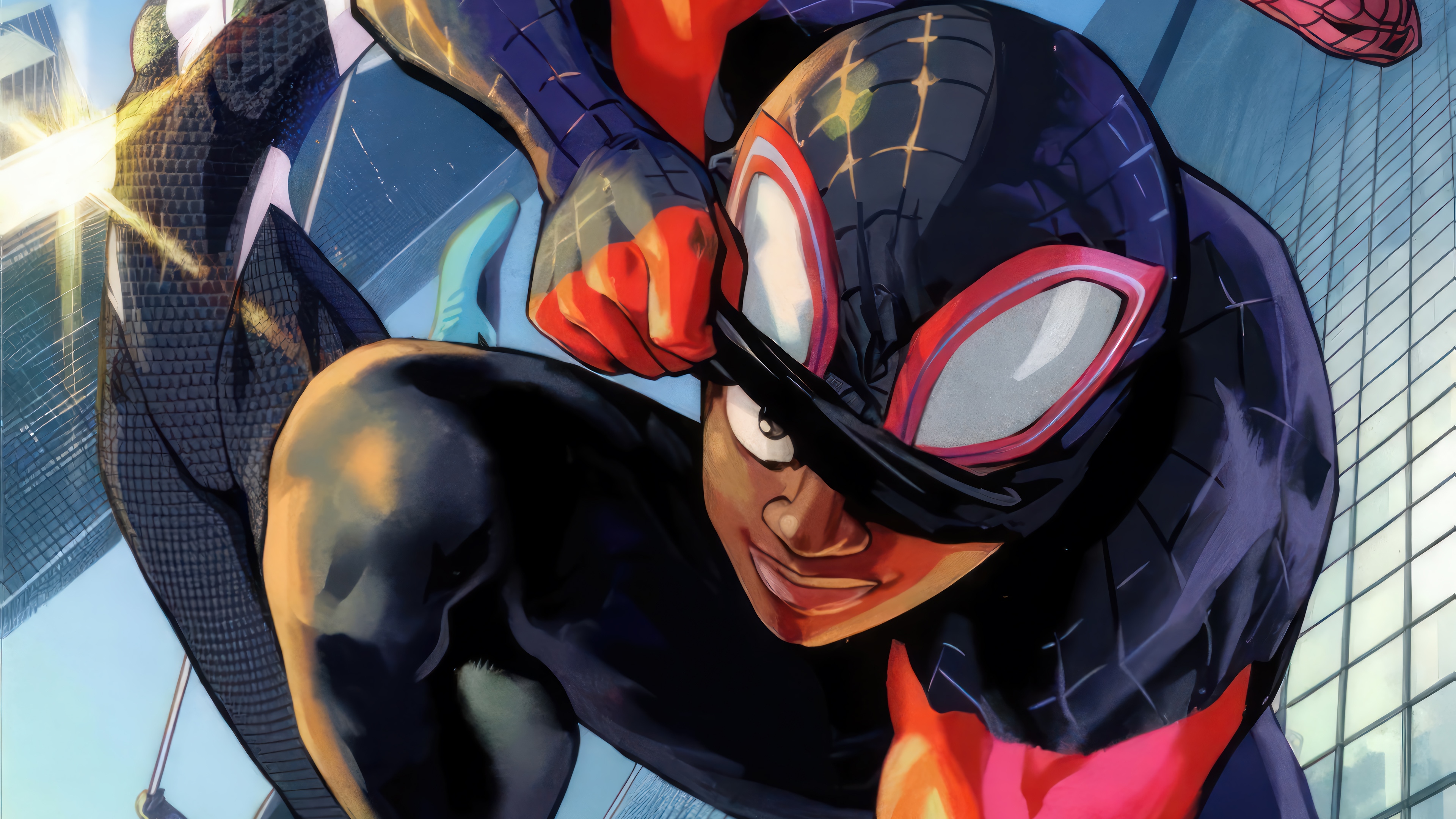 Miles Morales in Spider-Man: Across the Spider-Verse 4K HD Wallpaper