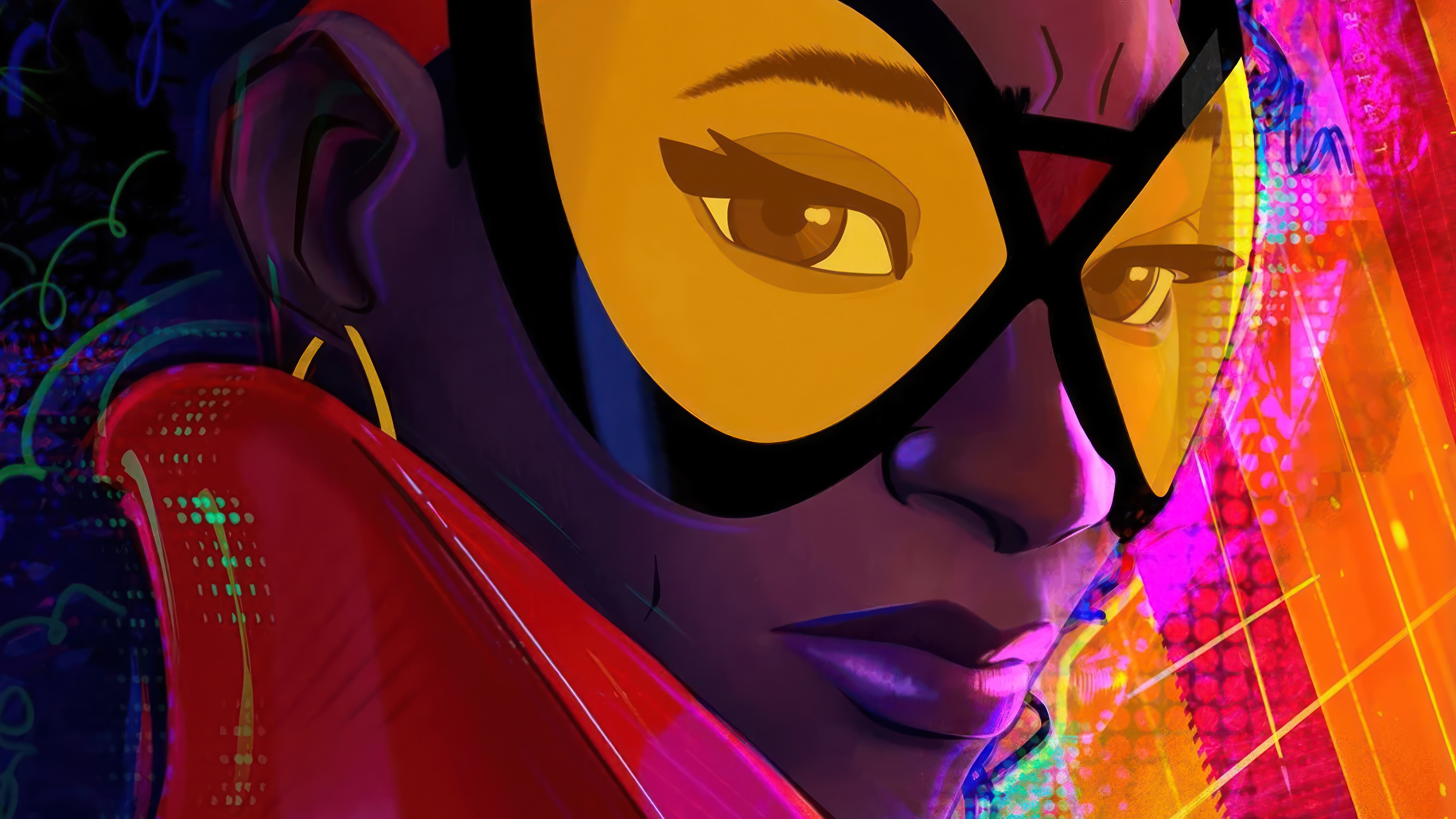 Spider-Woman from Spider-Man: Across the Spider-Verse 4K HD Wallpaper