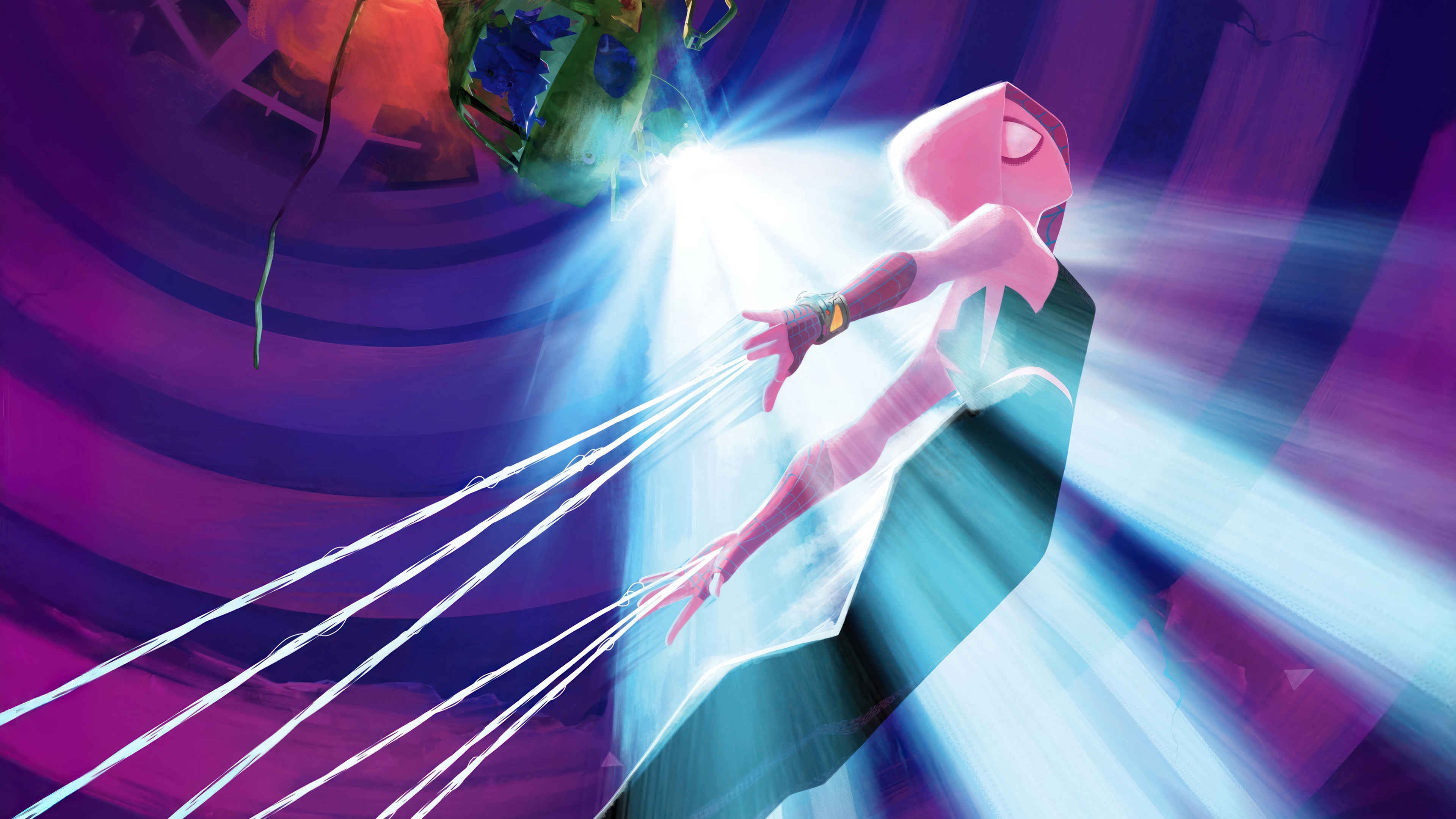 Spider-Gwen in Spider-Man: Across the Spider-Verse 4K HD Wallpaper