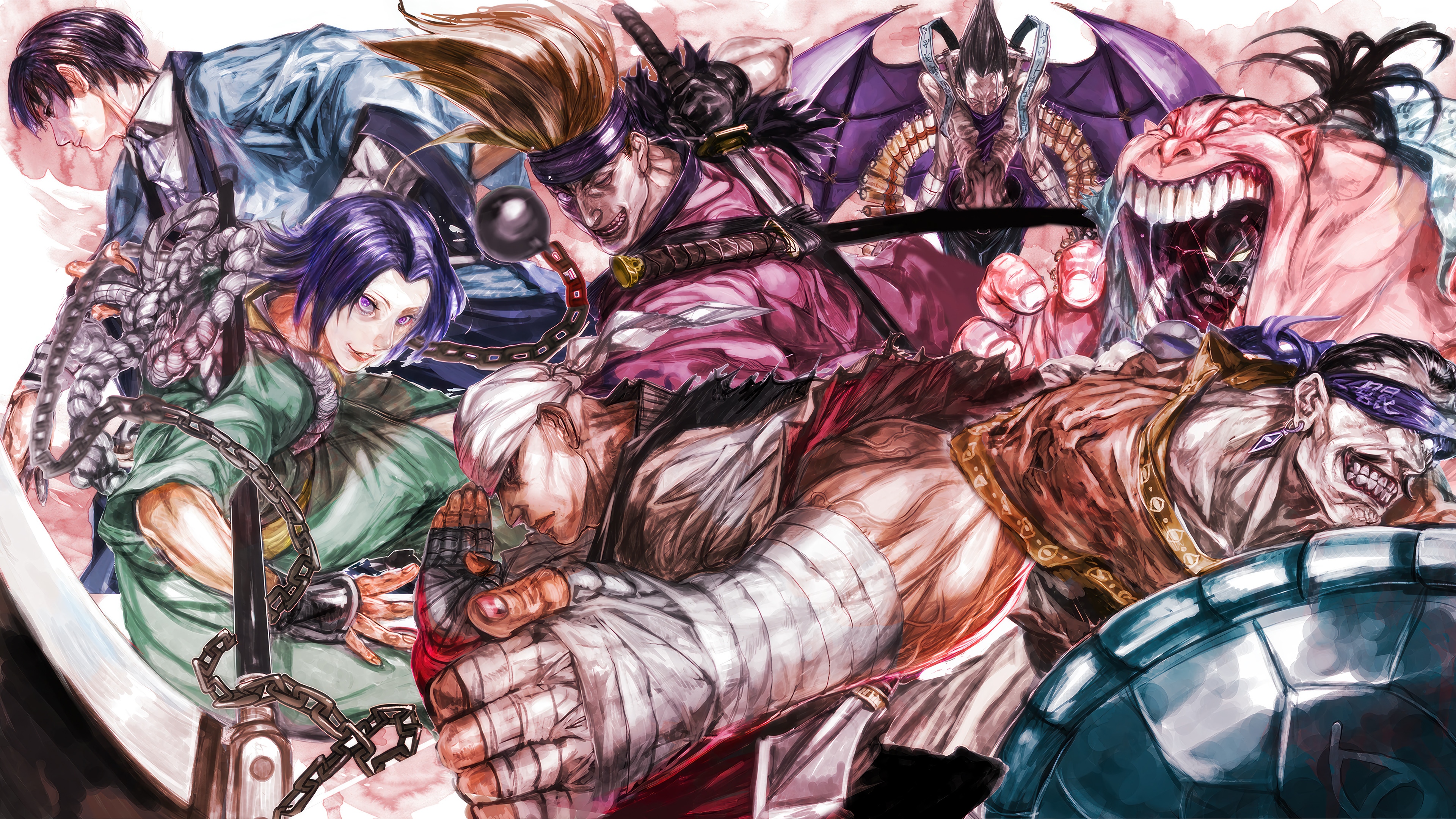 Juppongatana from Rurouni Kenshin 4K HD Wallpaper