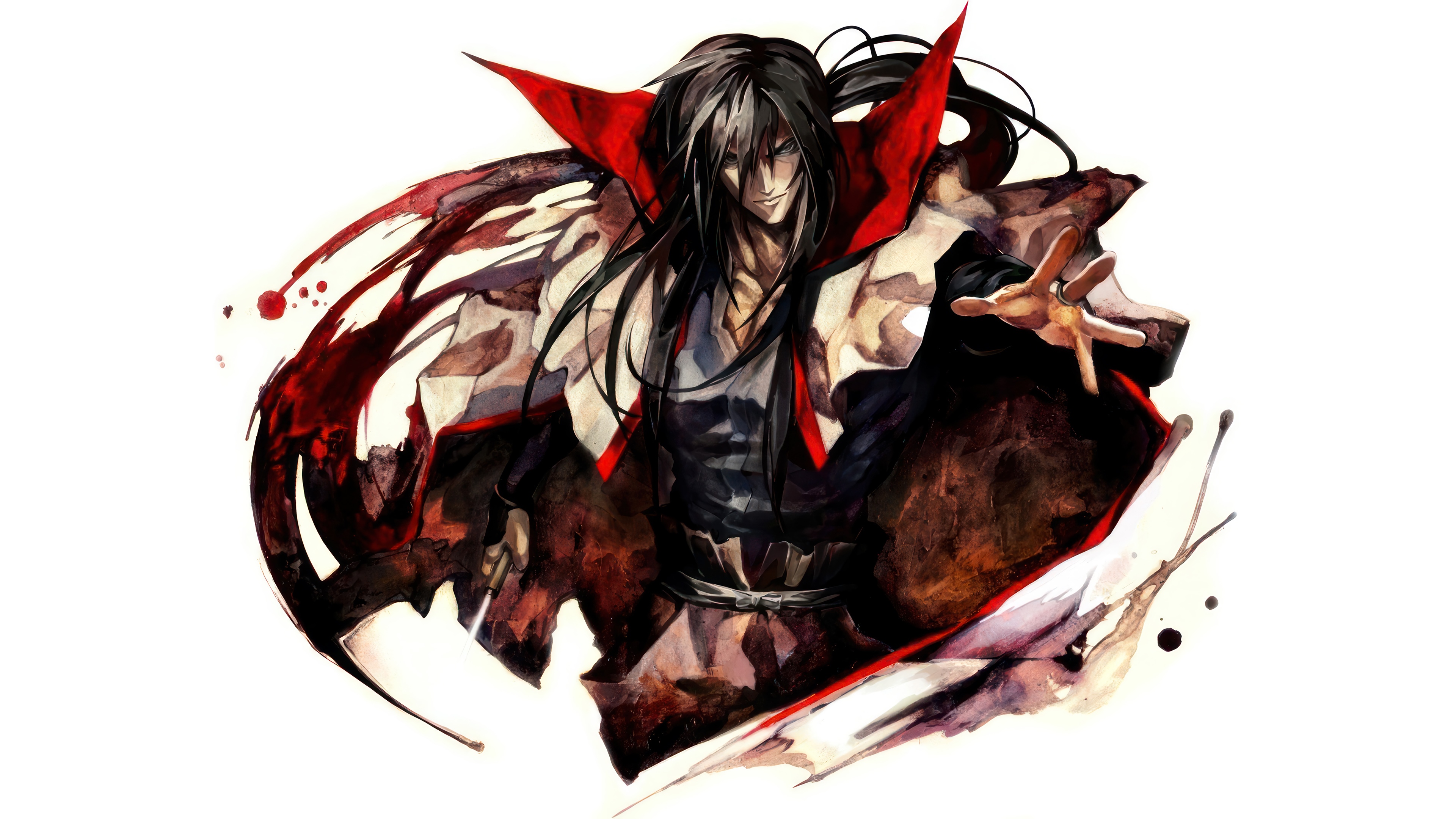 Seijuro Hiko from Rurouni Kenshin 4K HD Wallpaper