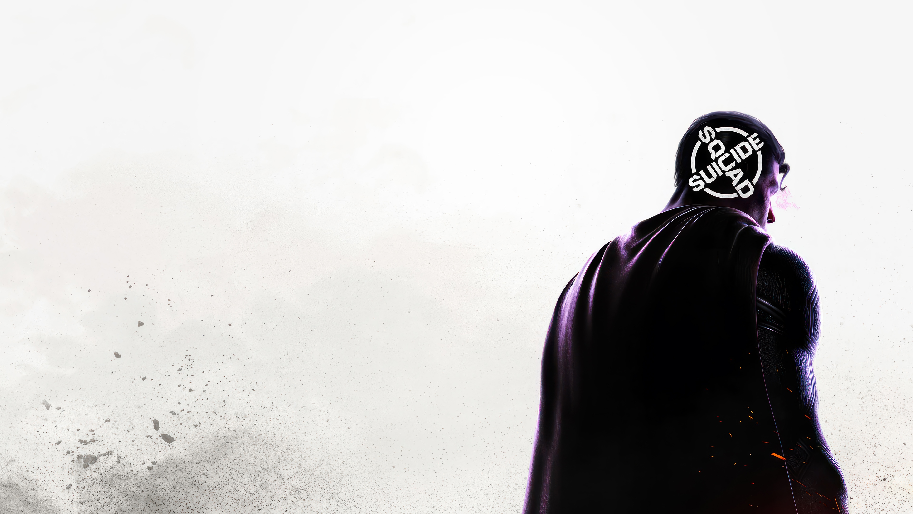 Superman with Suicide Squad logo on head HD Wallpaper