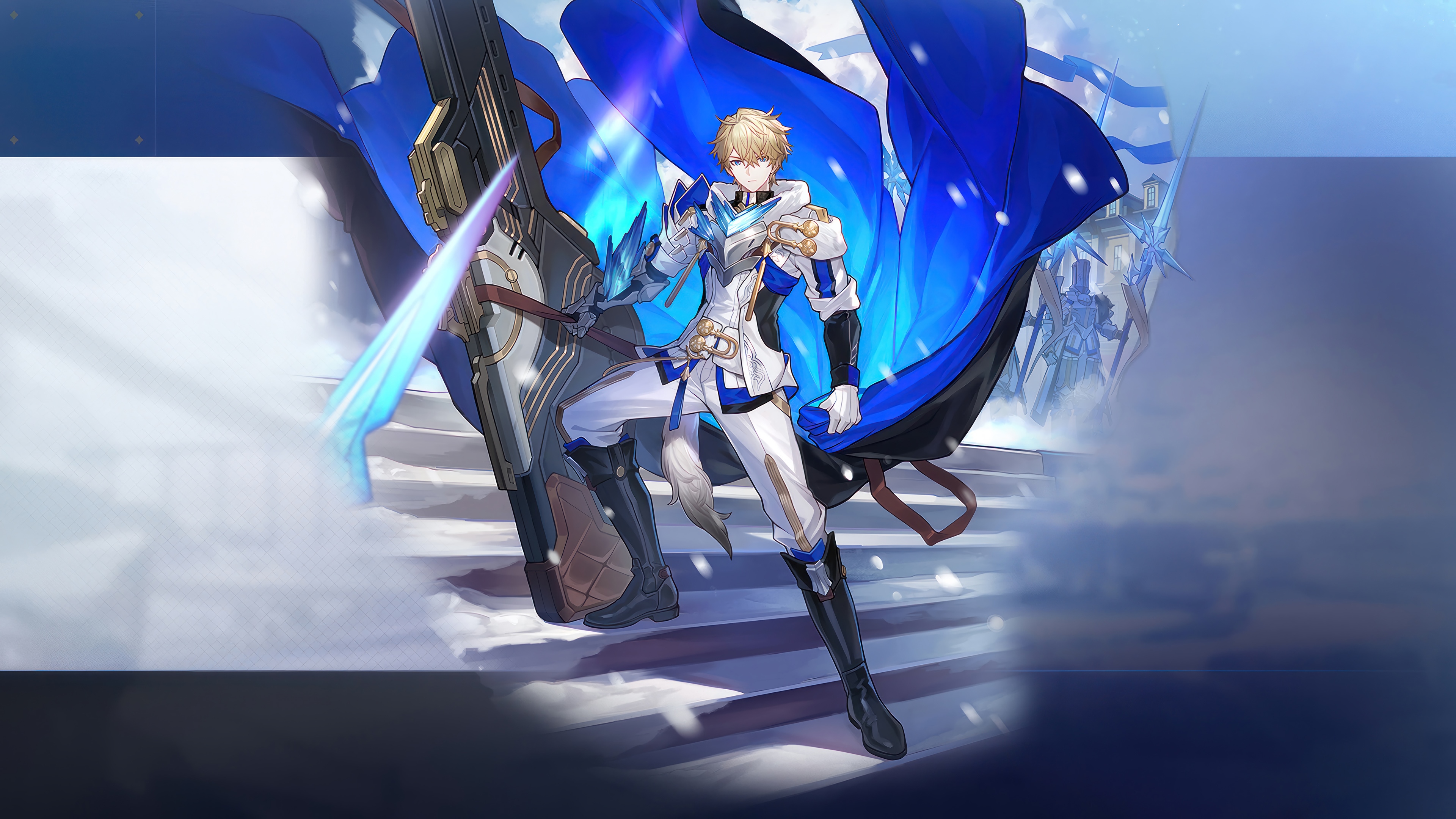 Gepard from Honkai Star Rail with a large rifle HD Wallpaper