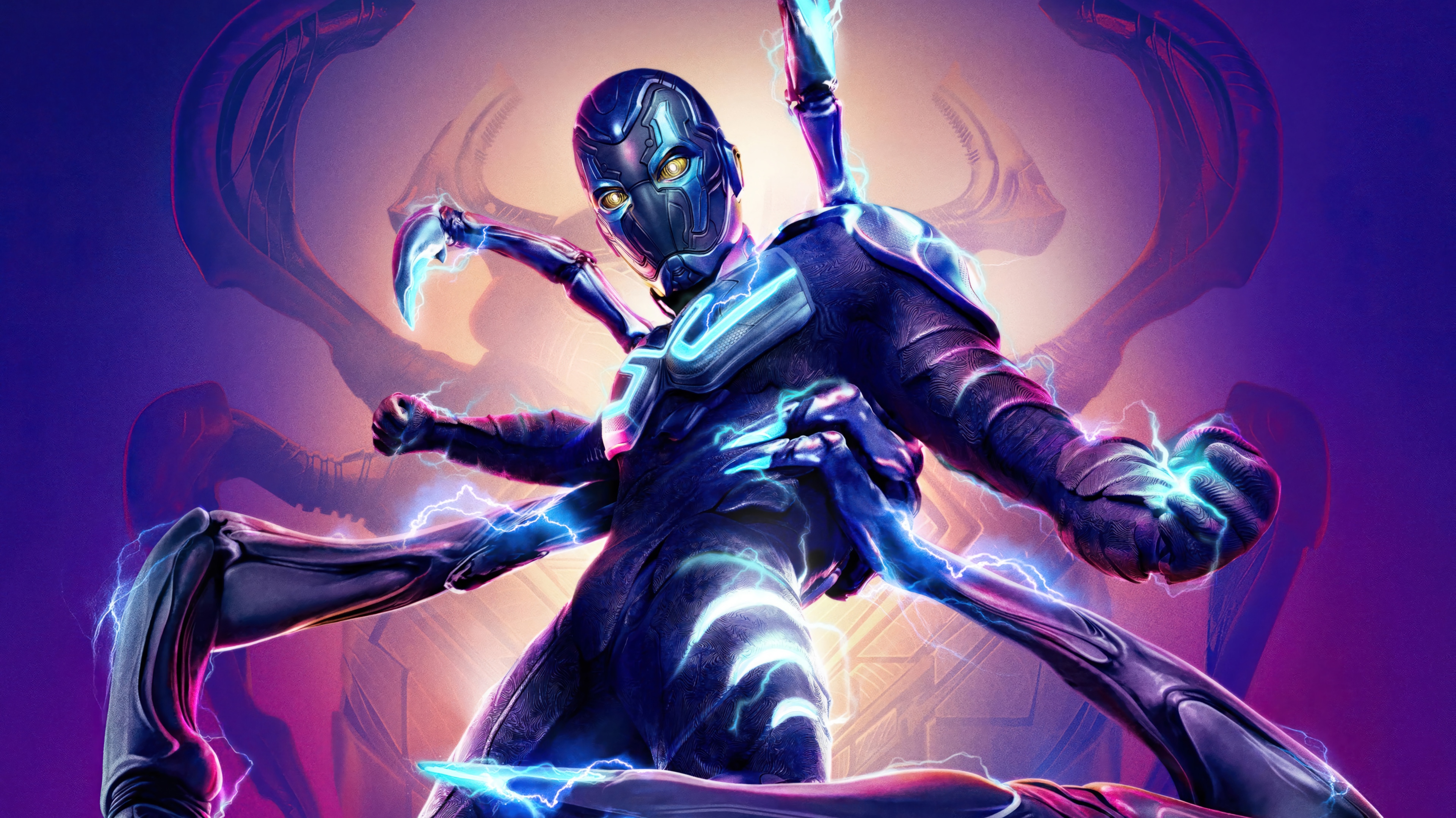 Blue Beetle 4K HD Wallpaper