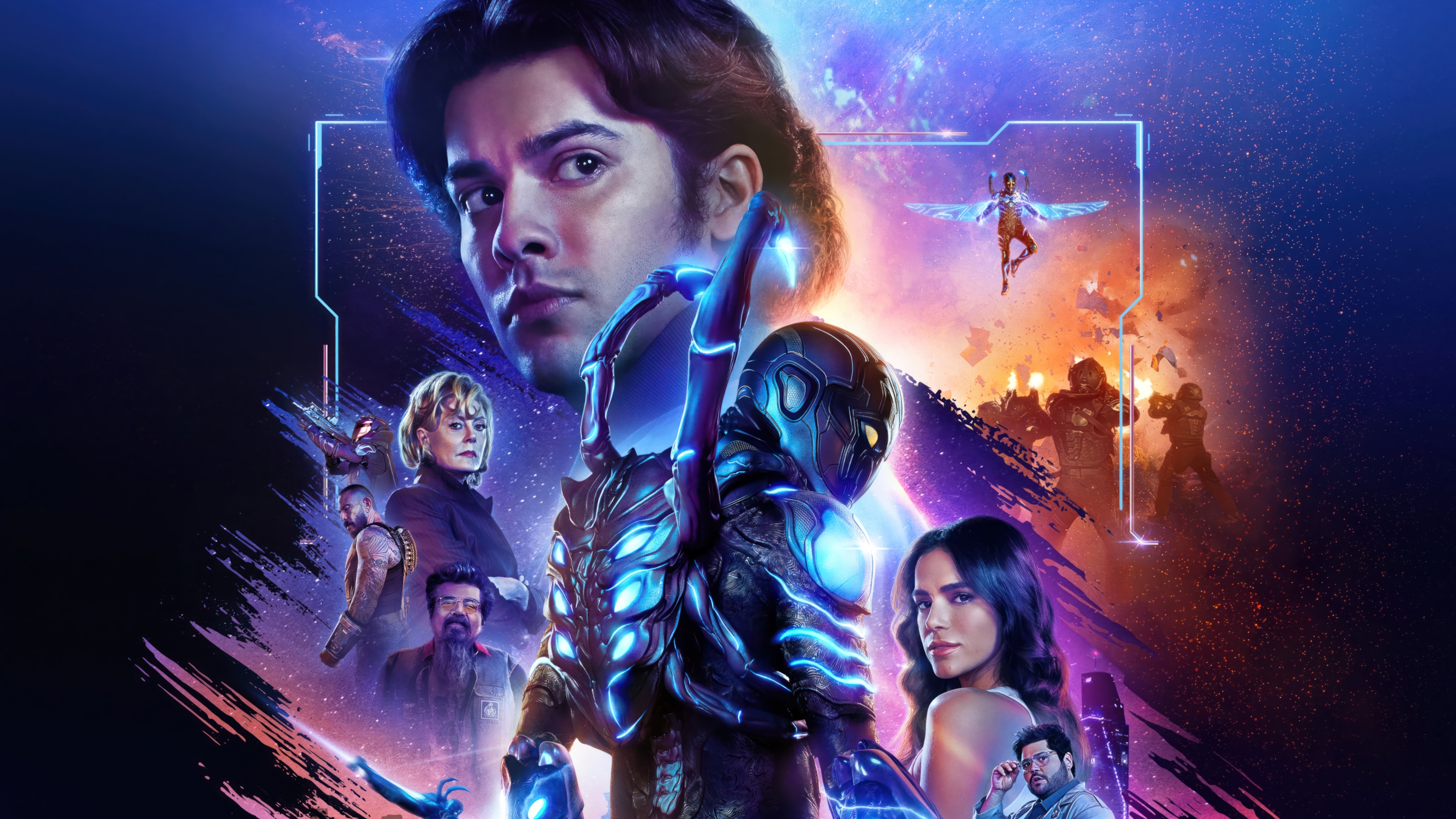 Blue Beetle 4K HD Wallpaper