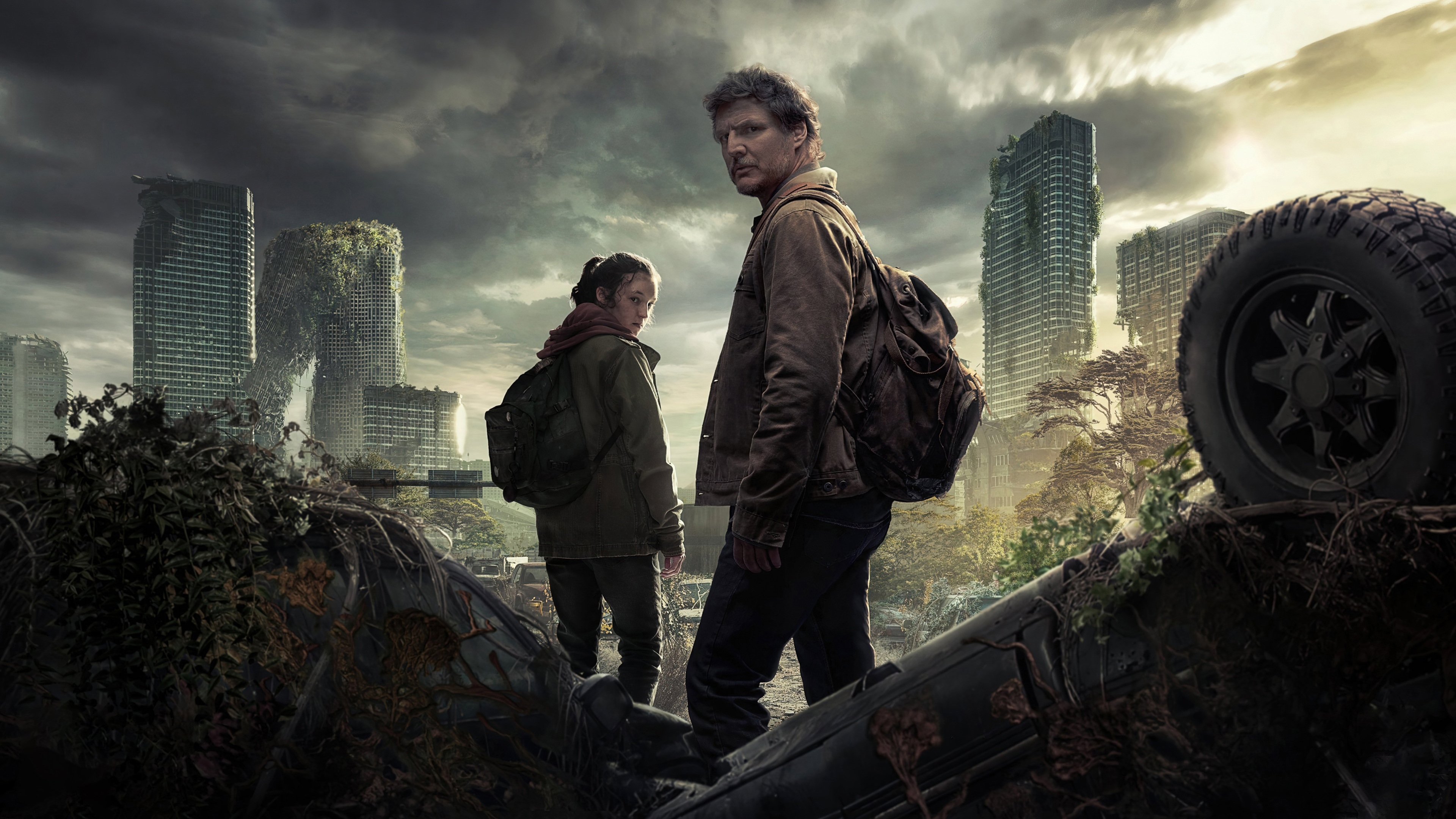 The Last of Us Series Joel and Ellie 4K HD Wallpaper