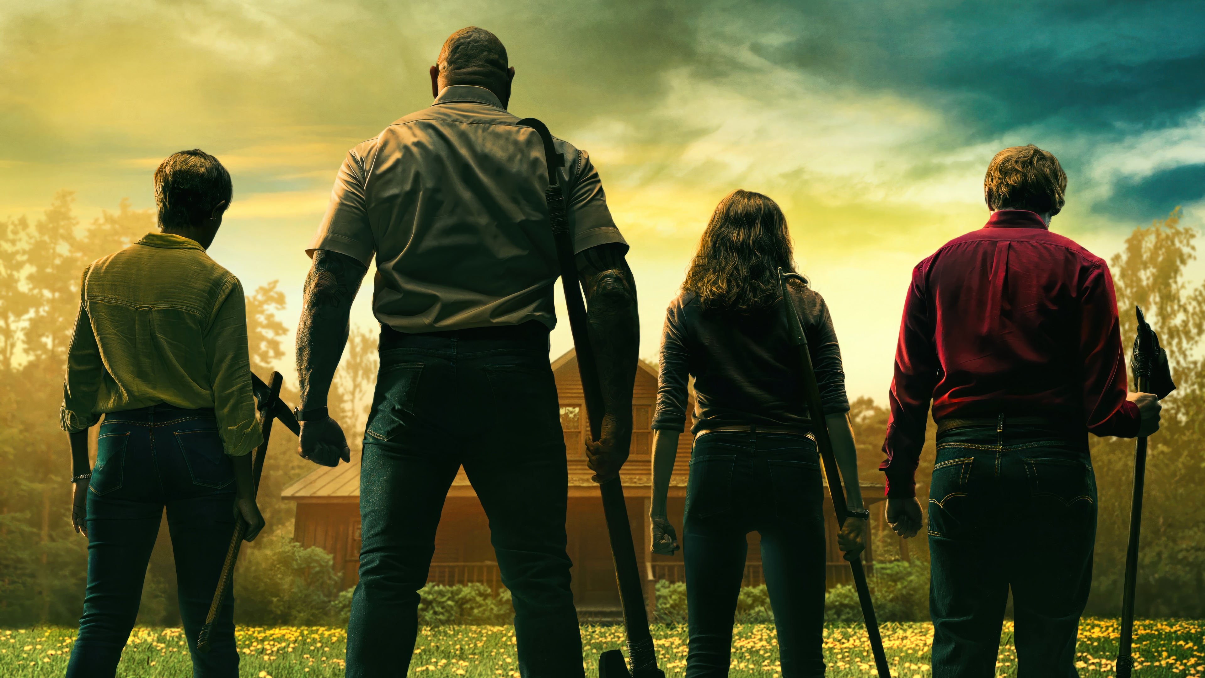 Knock at the Cabin 4K HD Wallpaper